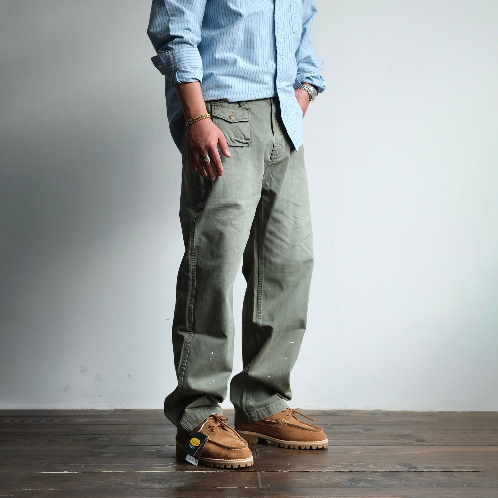 NEIGBORL Washed Paint Splatter Cargo Pants-Pants-S-Dark Gray-Free Shipping Leatheretro