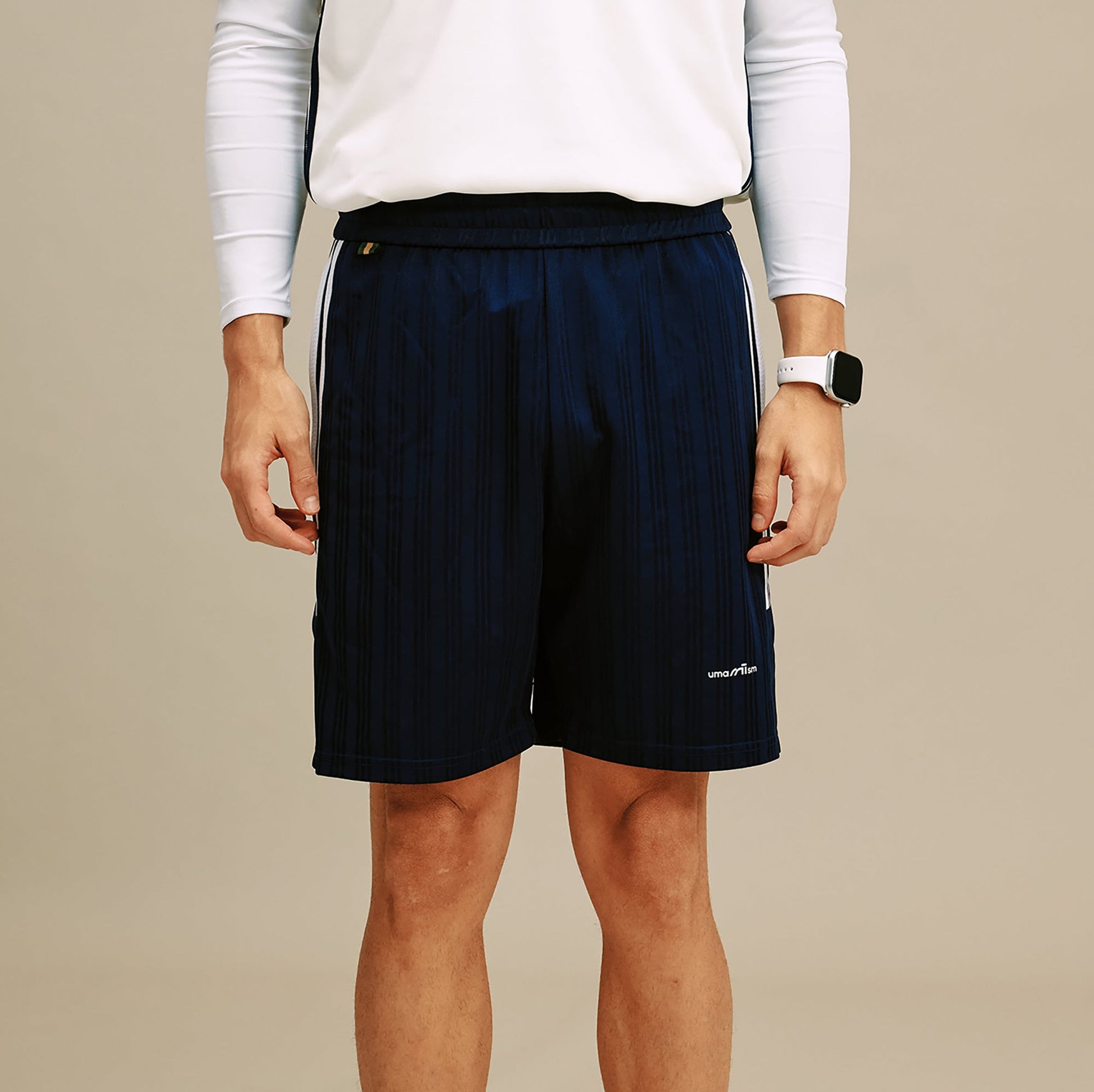 UMAMIISM Striped Quick-Dry Track Shorts-Shorts-XS-Free Shipping Leatheretro