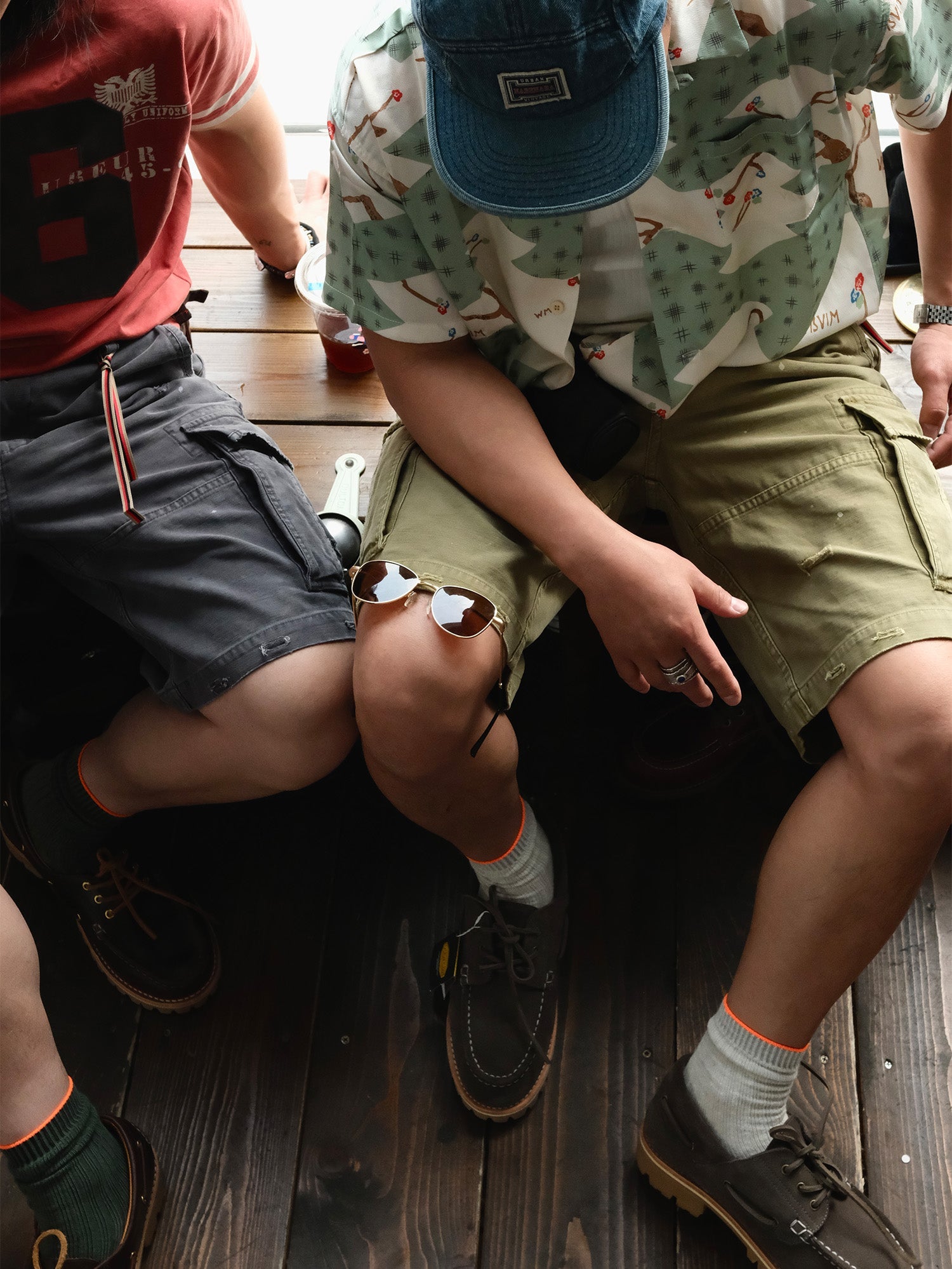 NEIGBORL Distressed Multi-Pocket Washed Cargo Shorts-Shorts-S-Gray-Free Shipping Leatheretro