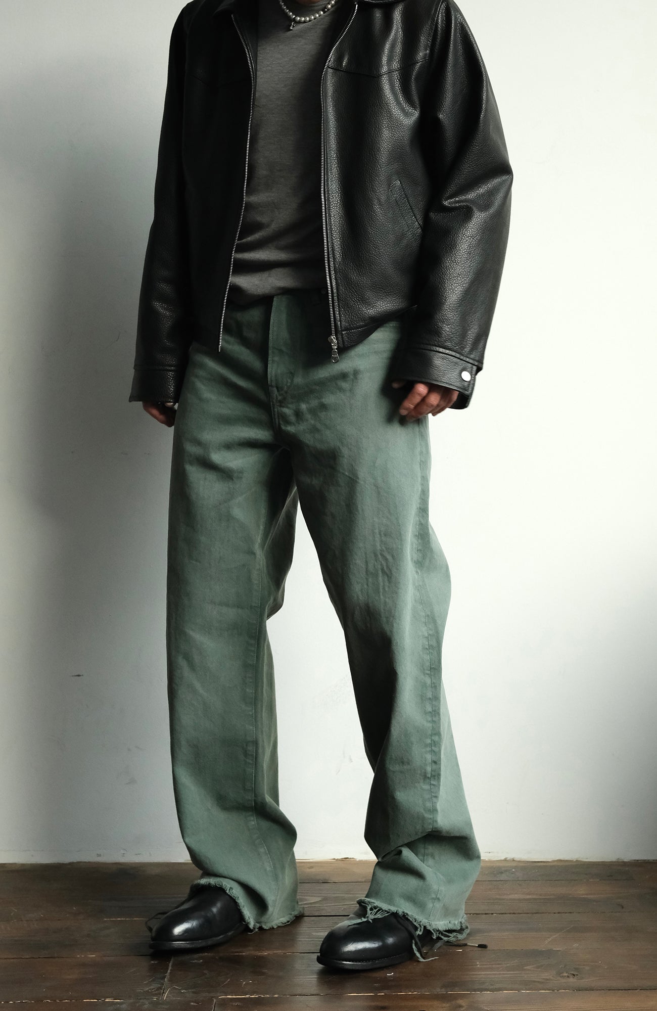 NEIGBORL Distressed Whisker Straight-Leg Jeans-Jeans-S (Preorder)-Free Shipping Leatheretro