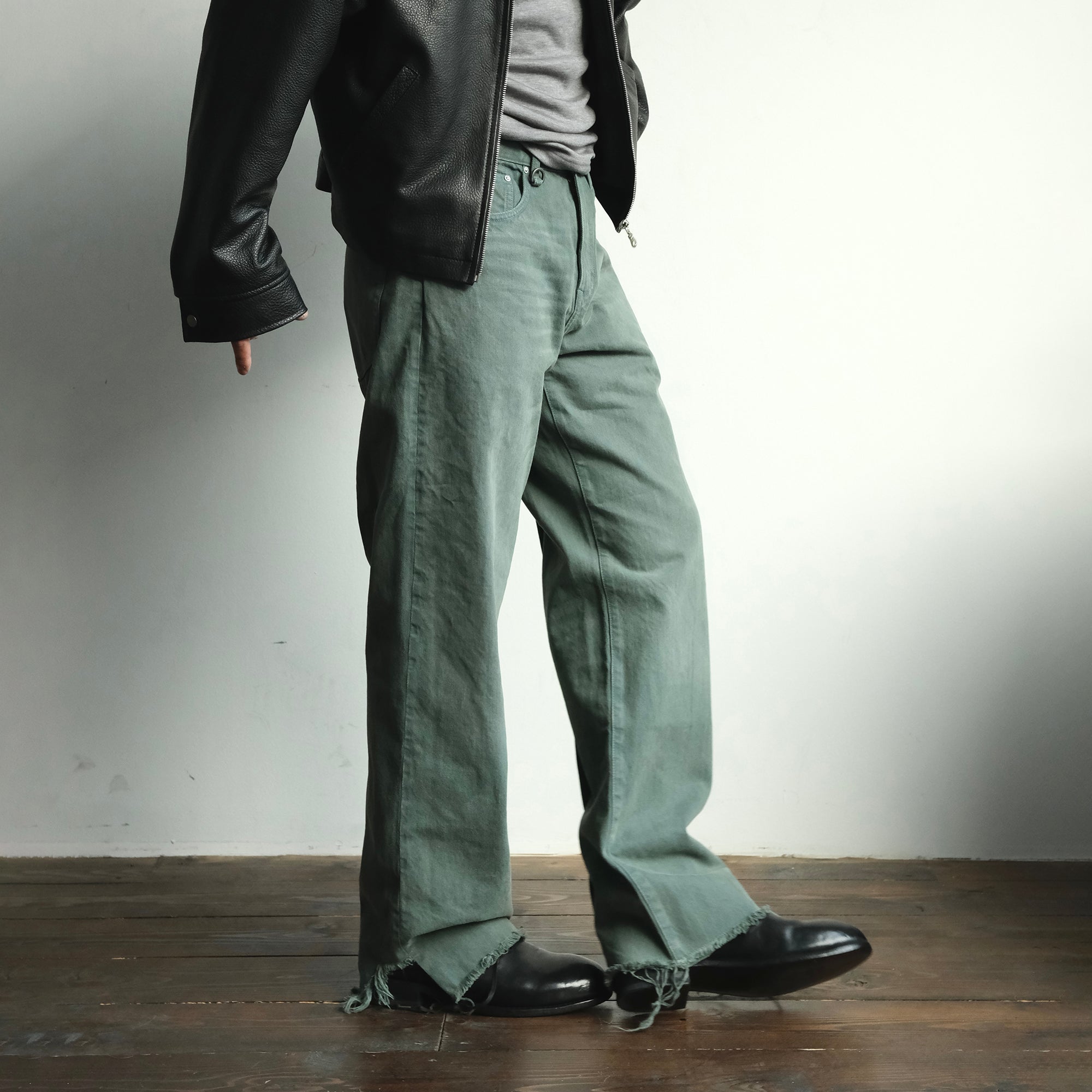 NEIGBORL Distressed Whisker Straight-Leg Jeans-Jeans-S (Preorder)-Free Shipping Leatheretro