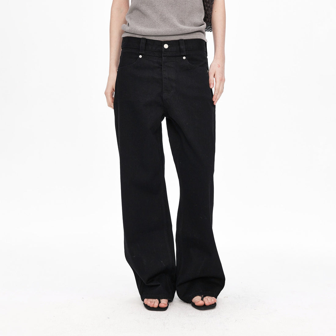 LABELROOM Washed Straight-Fit Jeans-Jeans-XS (Preorder)-Free Shipping Leatheretro