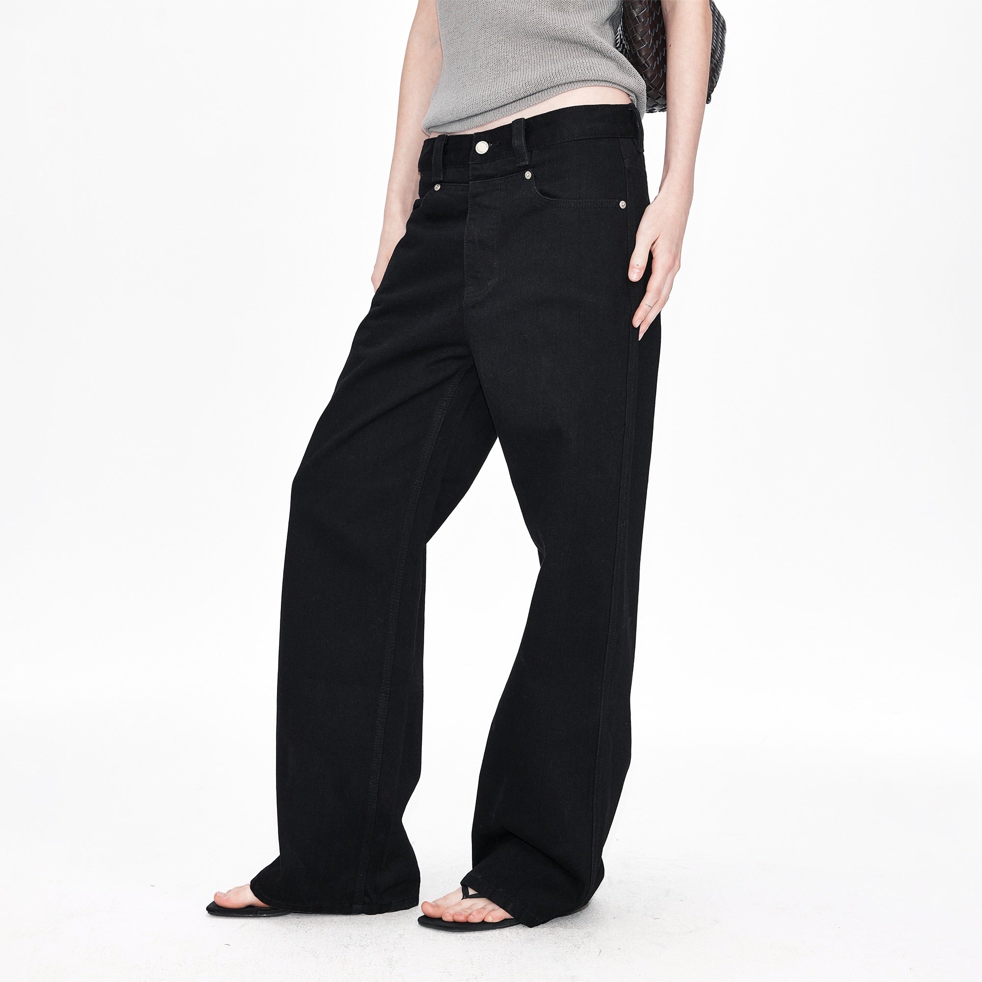 LABELROOM Washed Straight-Fit Jeans-Jeans-XS (Preorder)-Free Shipping Leatheretro