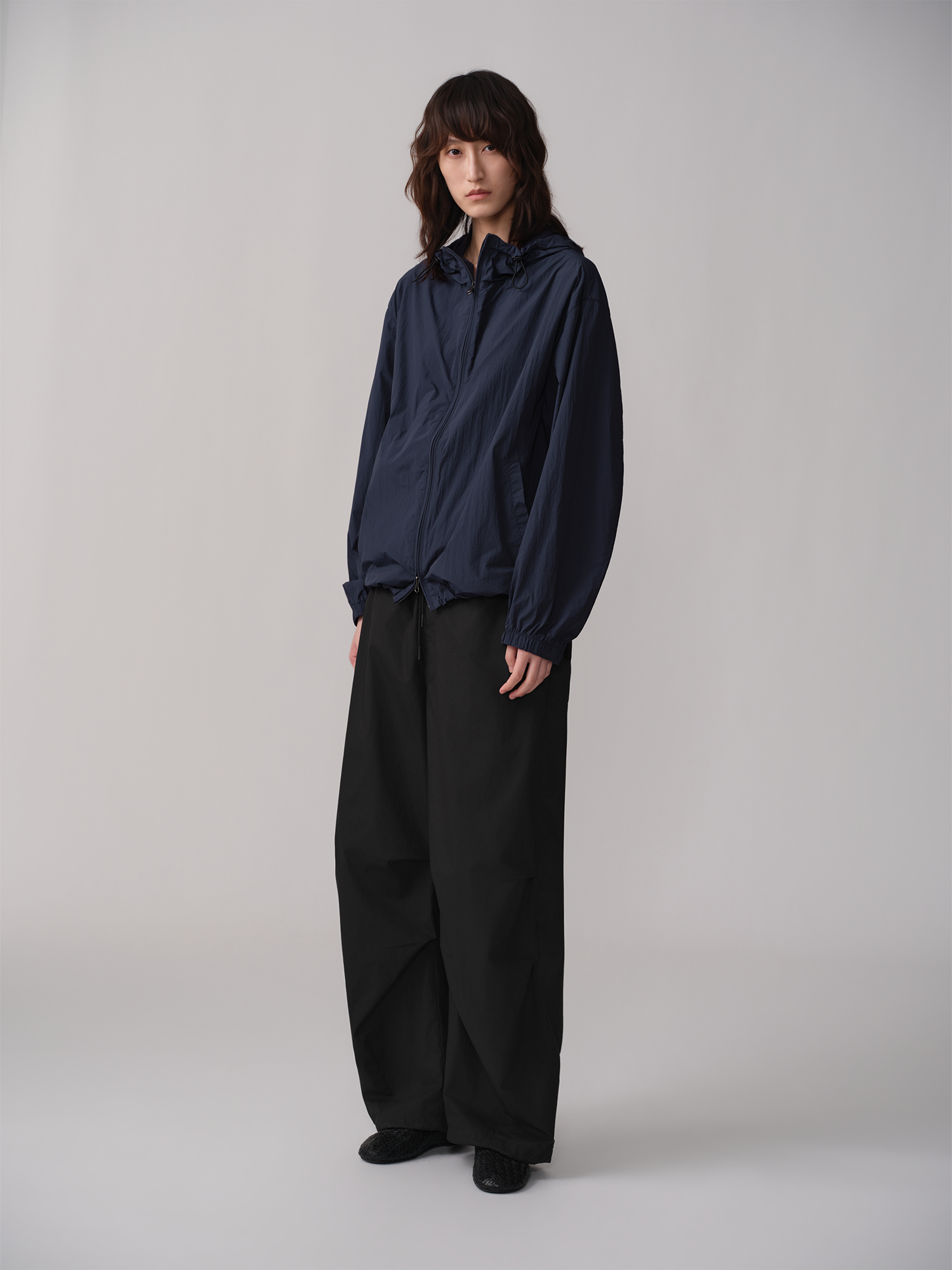 OPICLOTH Hooded Nylon Windbreaker Jacket-Jacket-M (Preorder)-Free Shipping Leatheretro