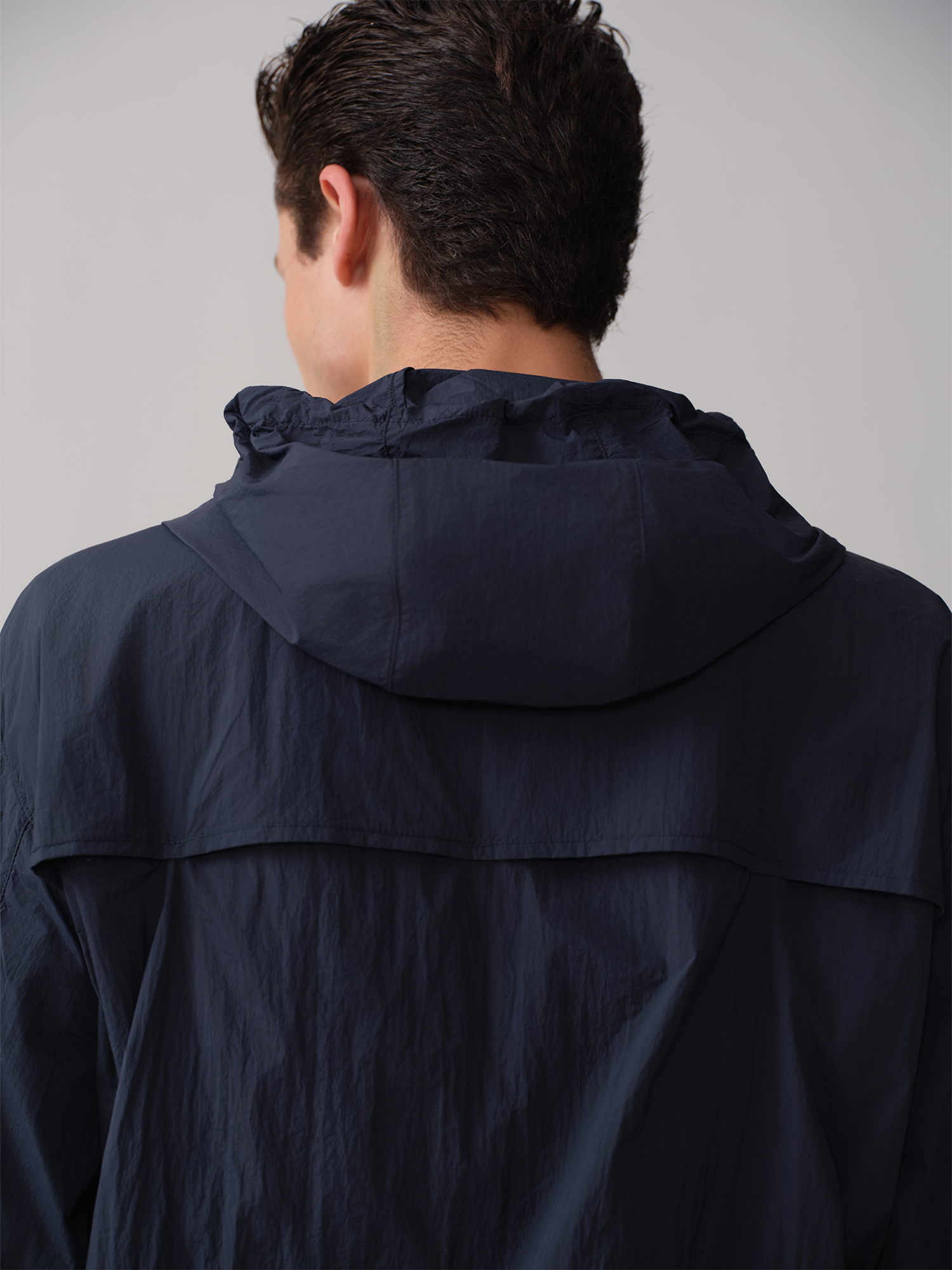 OPICLOTH Hooded Nylon Windbreaker Jacket-Jacket-M (Preorder)-Free Shipping Leatheretro
