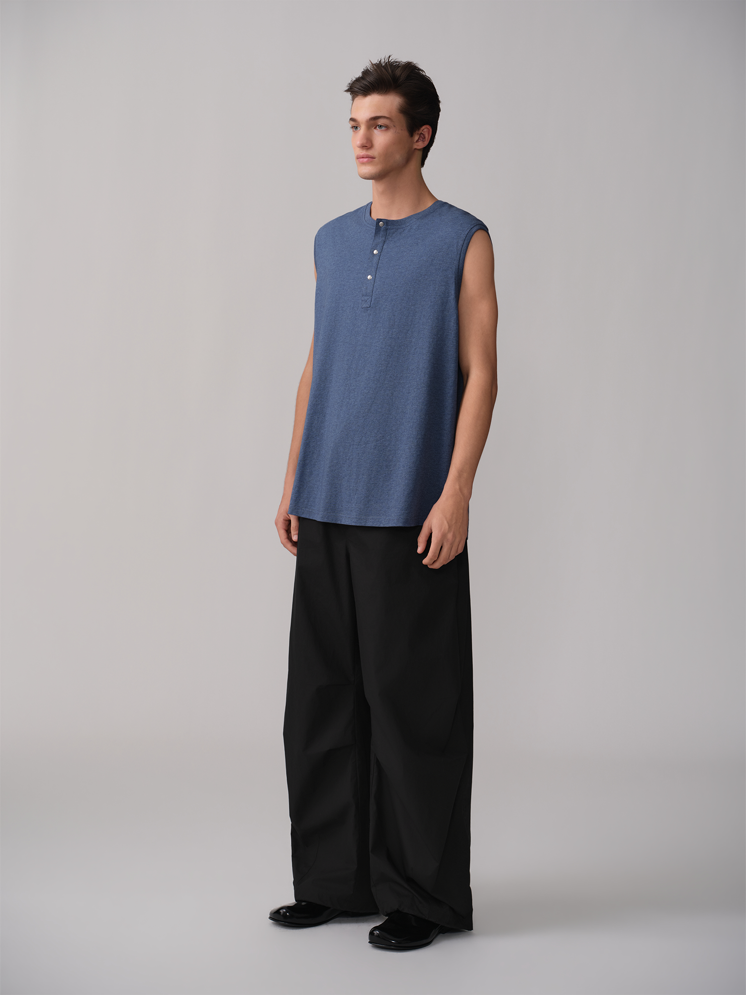 OPICLOTH Pleated Drawstring Parachute Pants-Pants-XS-White-Free Shipping Leatheretro