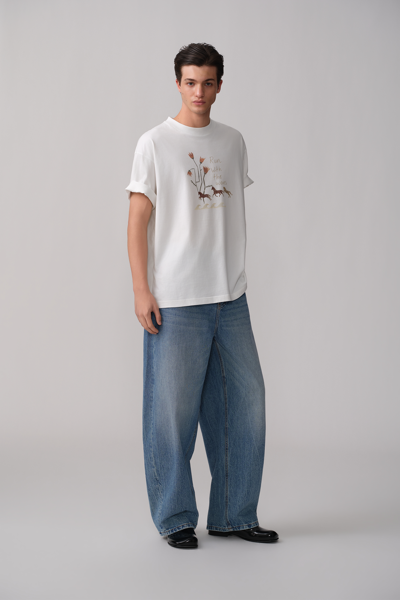 OPICLOTH Washed Whiskered Curved Jeans-Jeans-XS (Preorder)-Free Shipping Leatheretro