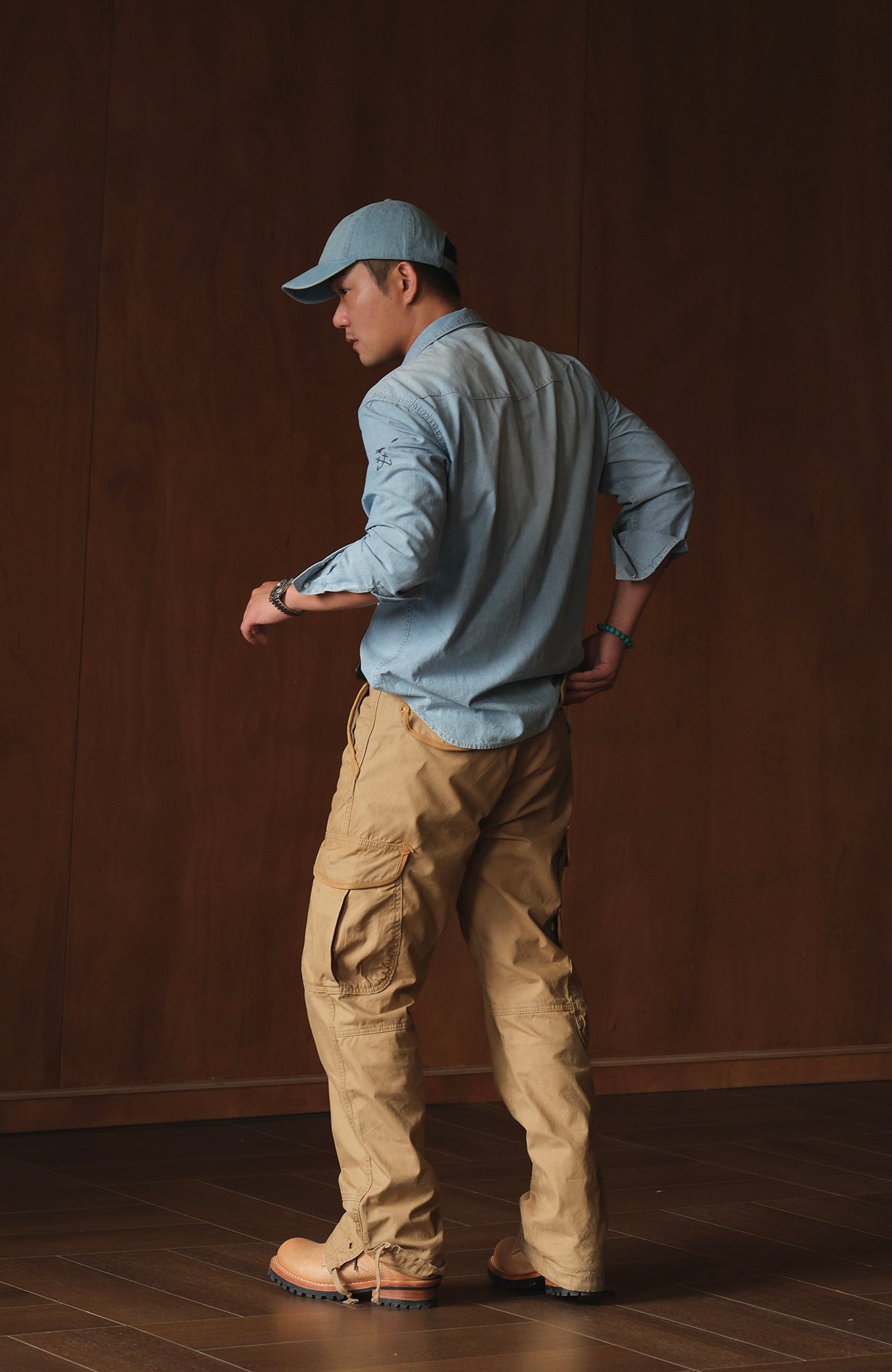 NEIGBORL Multi-Pocket Straight Cargo Pants-Pants-S (Preorder)-Free Shipping Leatheretro