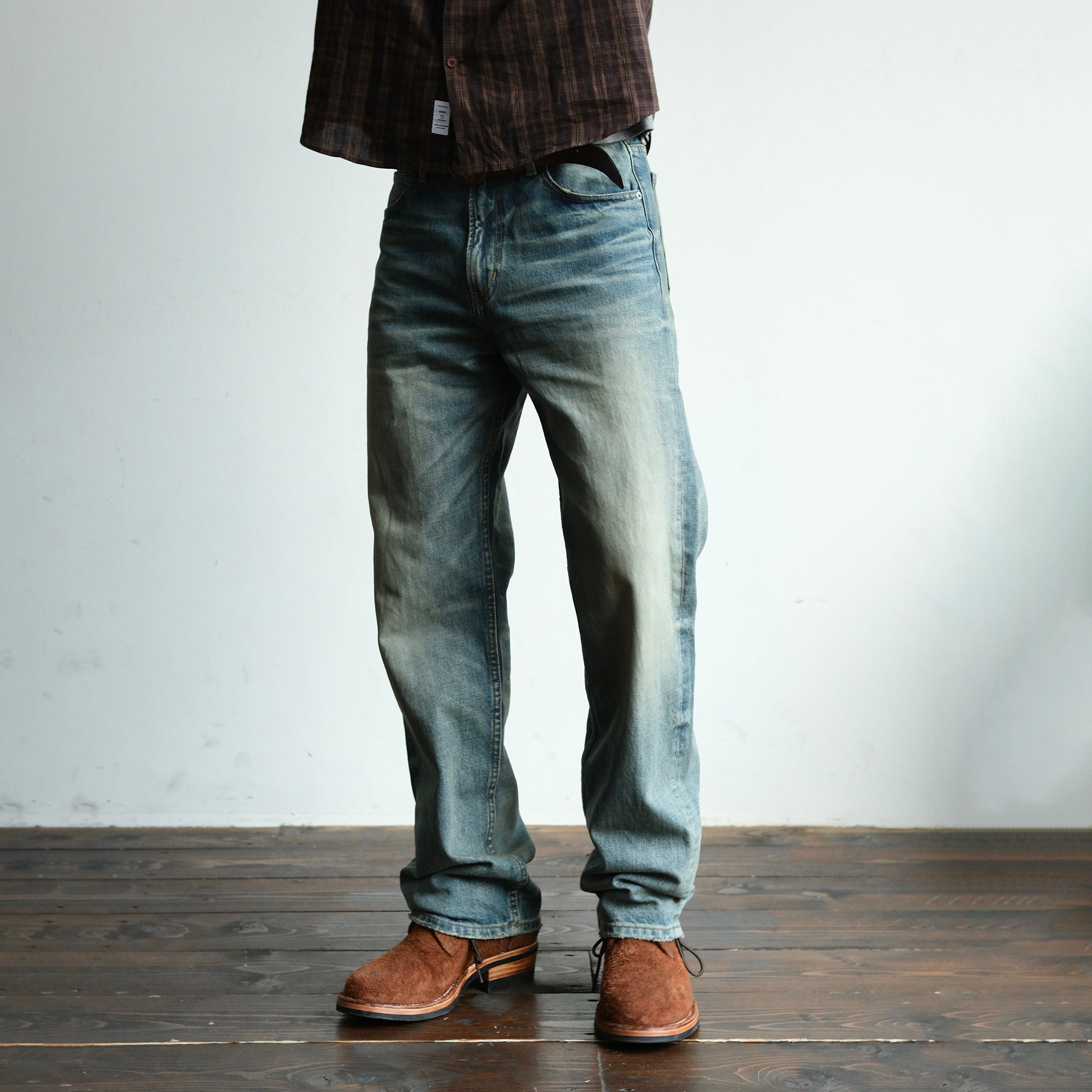 NEIGBORL Heavyweight Straight-Leg Jeans-Jeans-S (Preorder)-Free Shipping Leatheretro