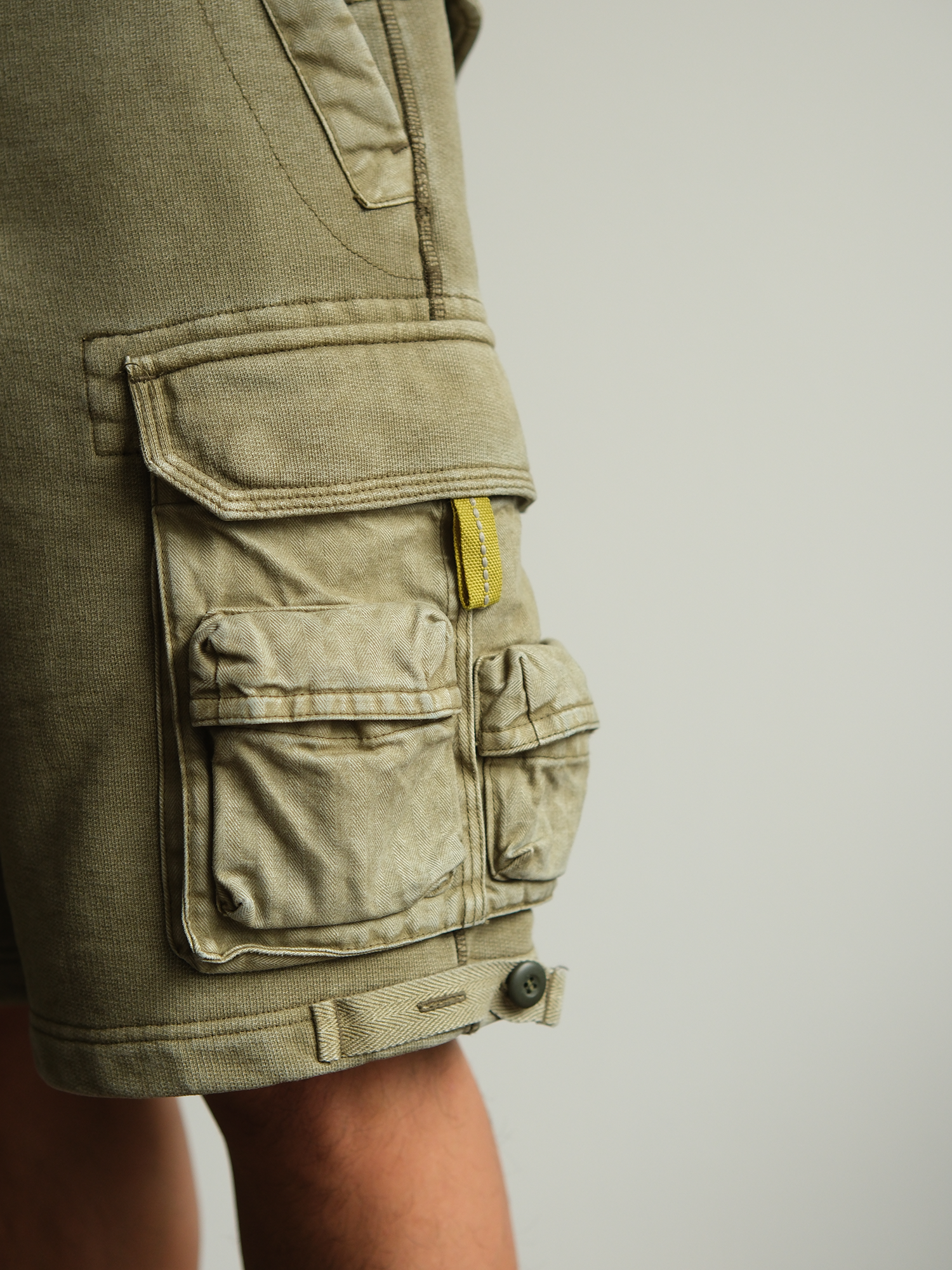 NEIGBORL Utility Multi-Pocket Drawstring Sweat Shorts-Shorts-S-Free Shipping Leatheretro