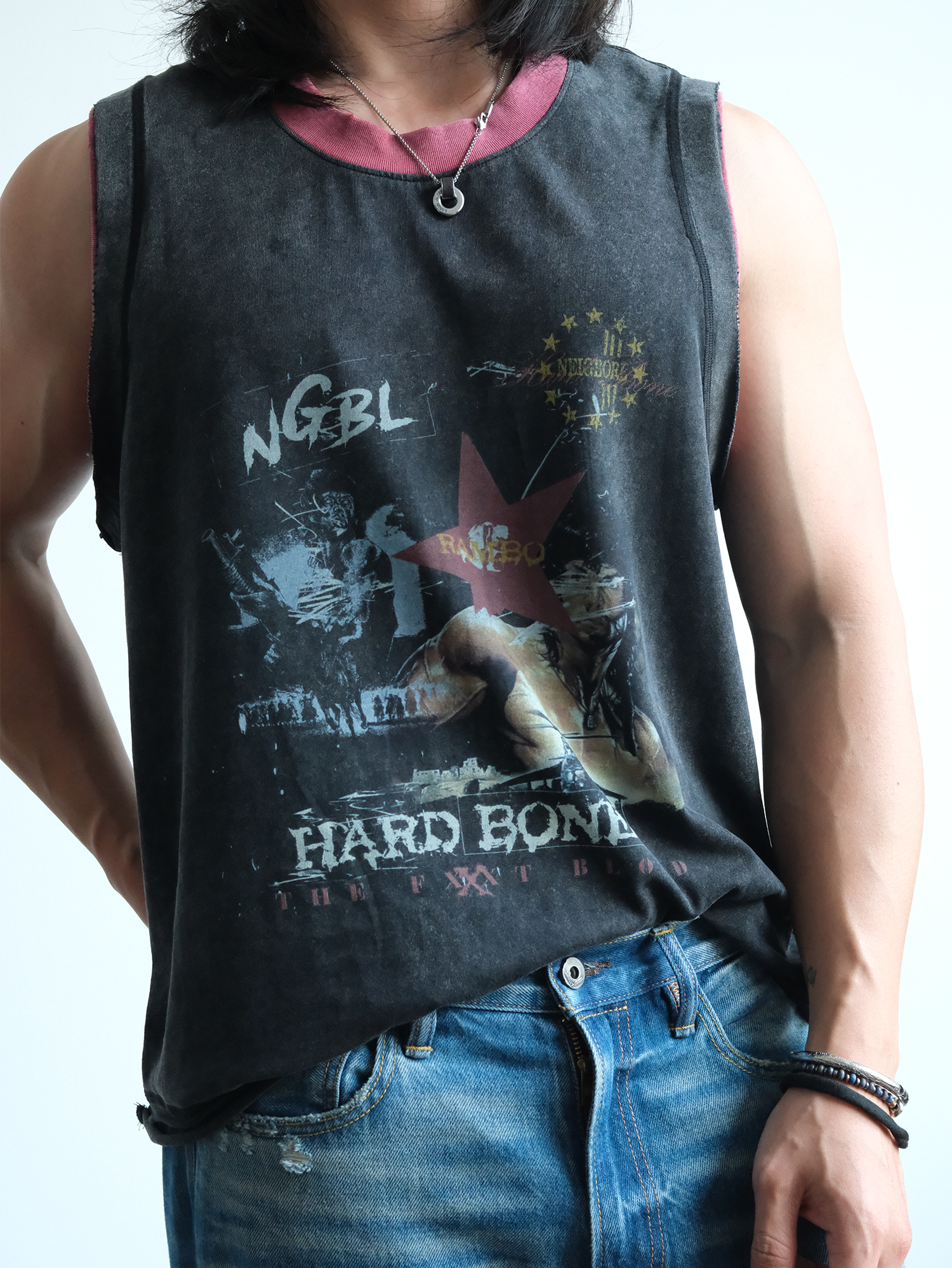 NEIGBORL Retro Washed Graphic Tank Top-Tank Top-M (Preorder)-Free Shipping Leatheretro