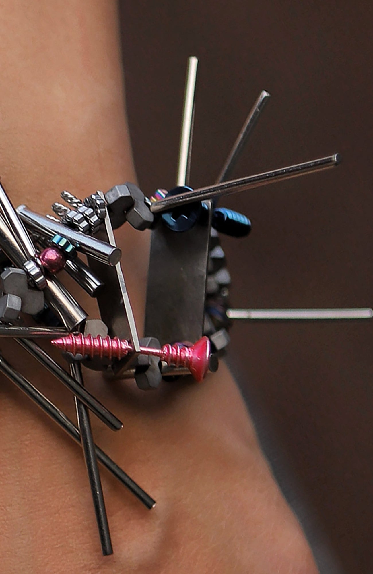 NUNKNOTX Industrial Fragment Bracelet-Bracelet-Regular (7.5–9.4 in)-Free Shipping Leatheretro