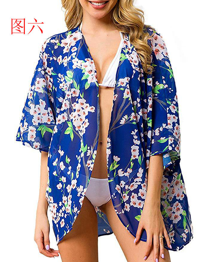 Summer Casual Chiffon Holiday Sun Proof Cover Ups-Swimwear-G-S-Free Shipping Leatheretro