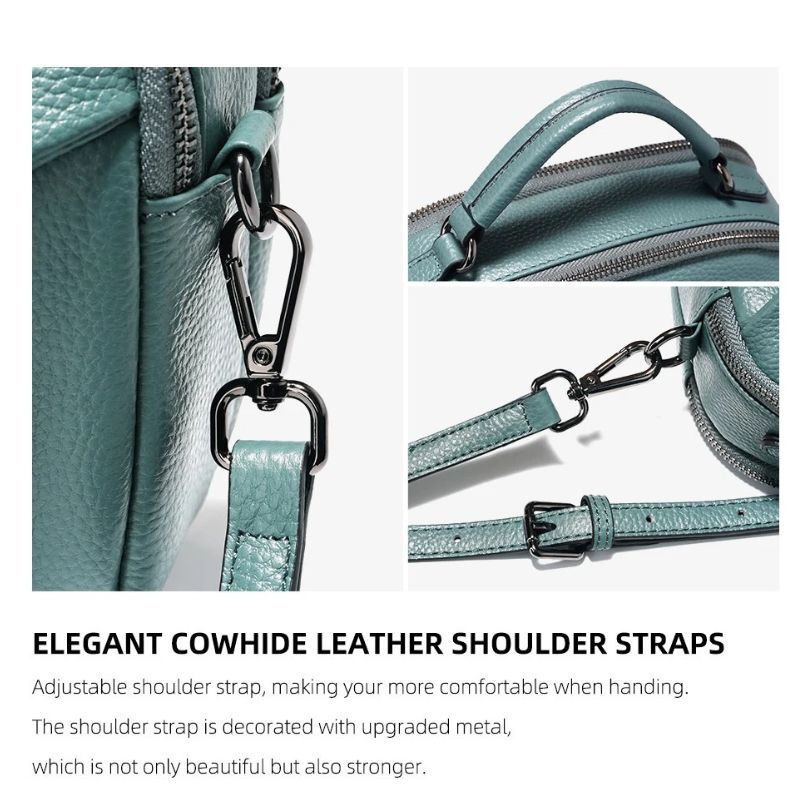 Stylish Genuine Leather Satchel Purse for Women-Handbags, Wallets & Cases-Brown-Free Shipping Leatheretro