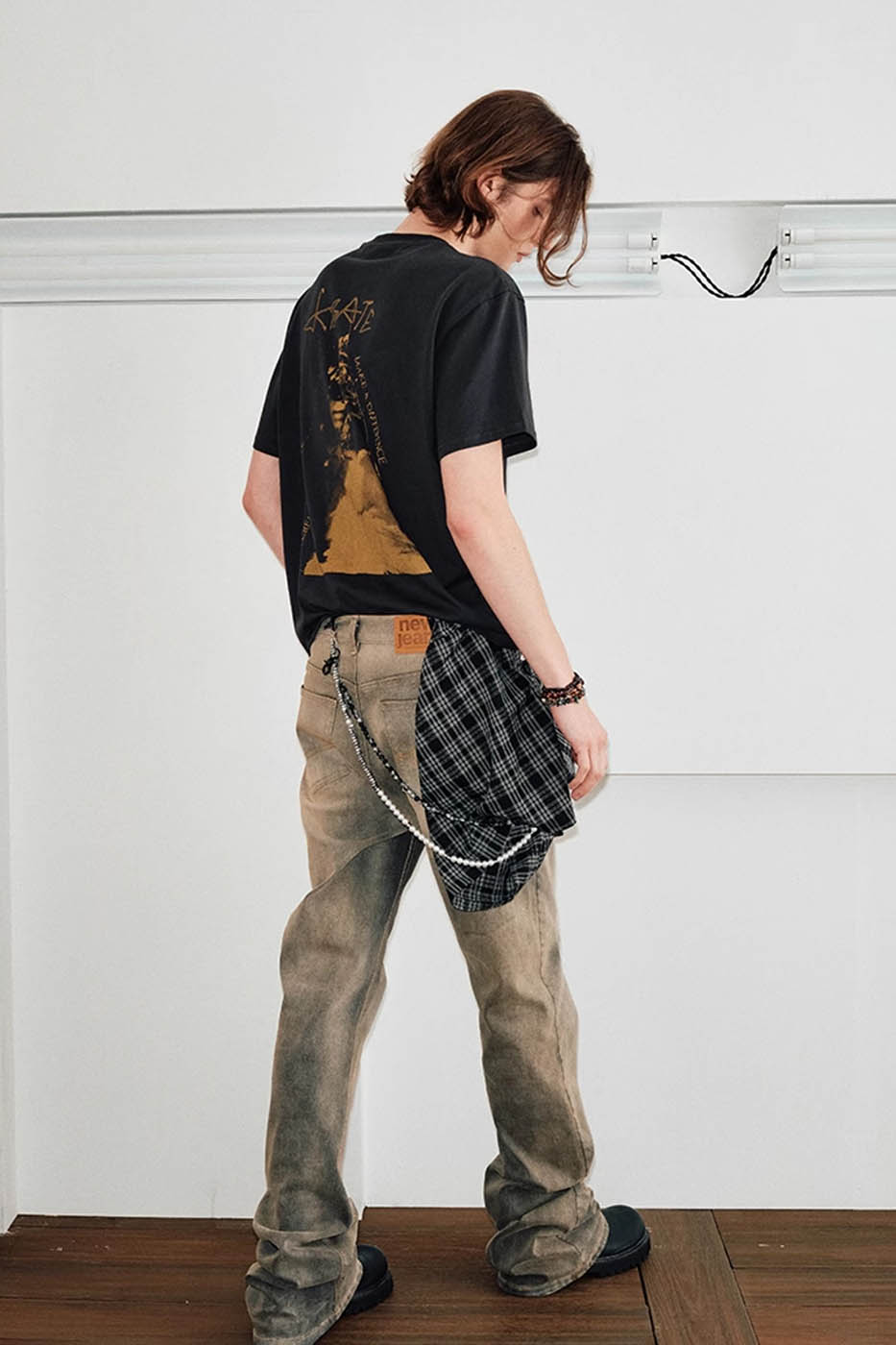 KREATE Drunken T-Shirt-T Shirt-S-Black-Free Shipping Leatheretro