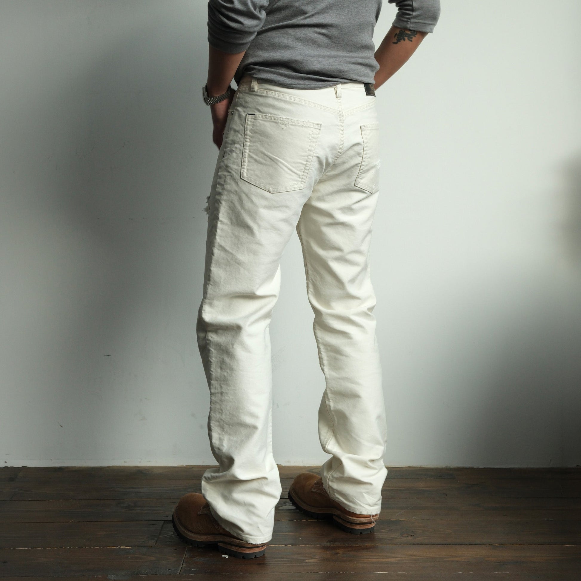 NEIGBORL Distressed Washed Patchwork Pants-Pants-S-Free Shipping Leatheretro