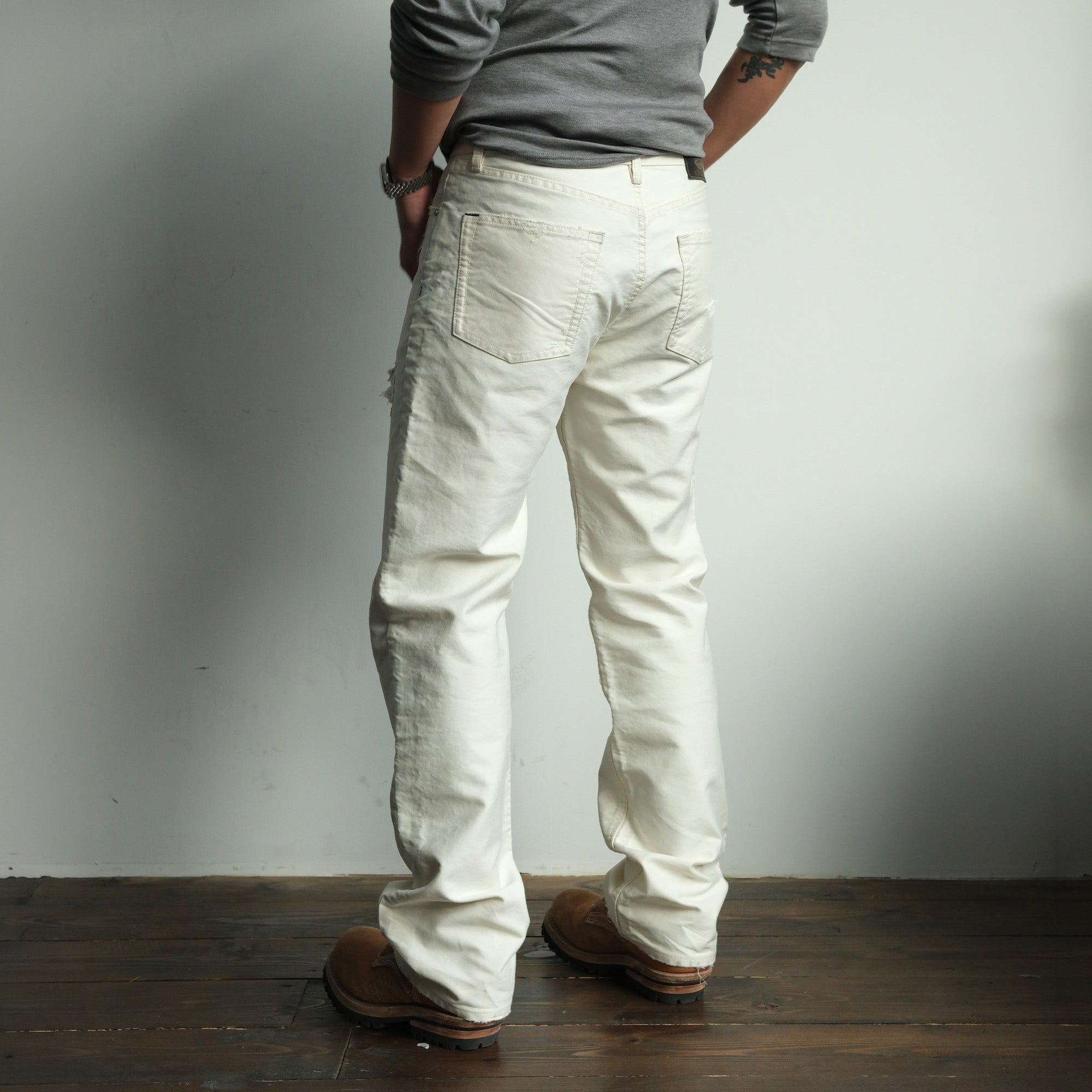 NEIGBORL Distressed Washed Patchwork Pants-Pants-S-Free Shipping Leatheretro