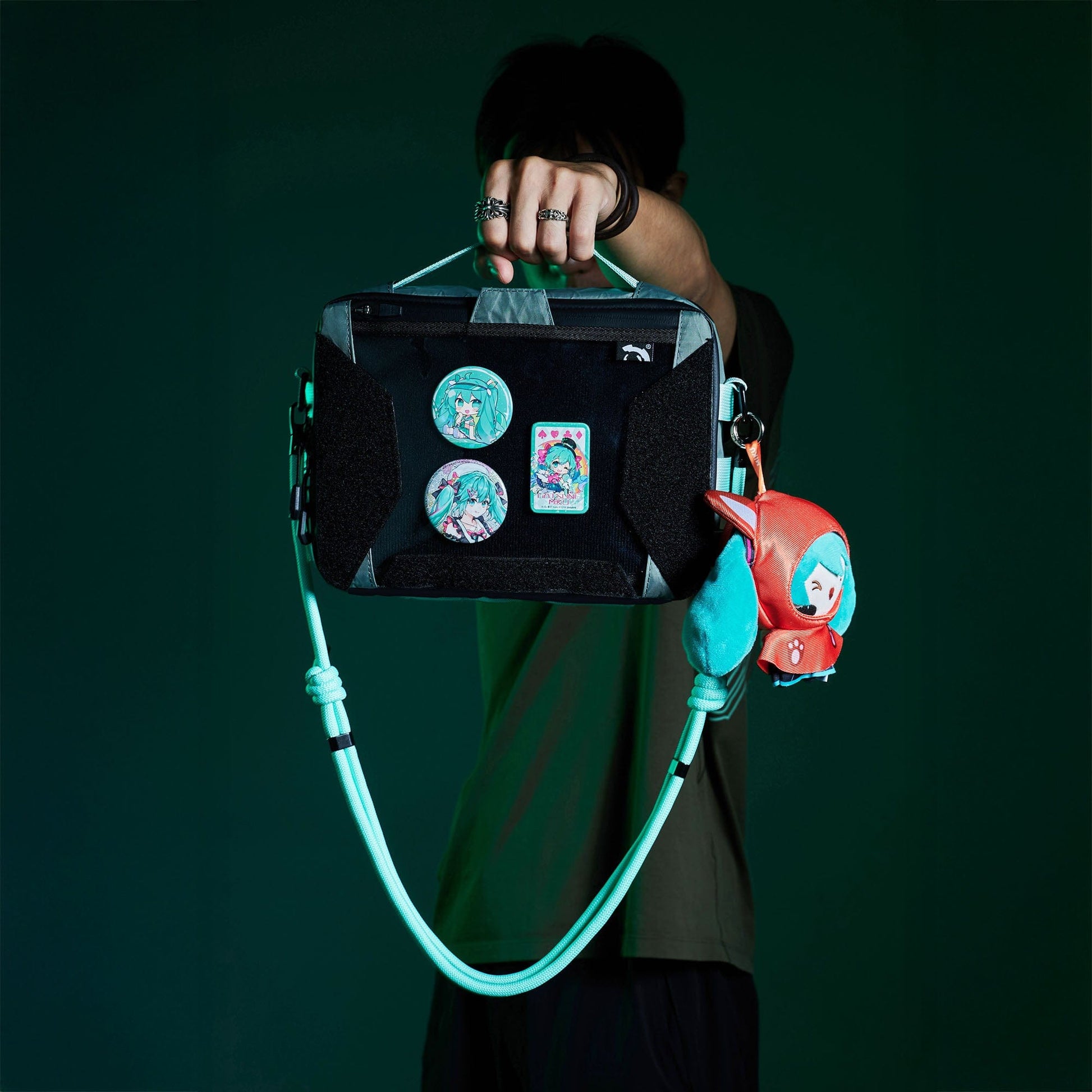 OVERCLOCK ROAM Utility Tablet Organizer-Bag-Green-Free Shipping Leatheretro