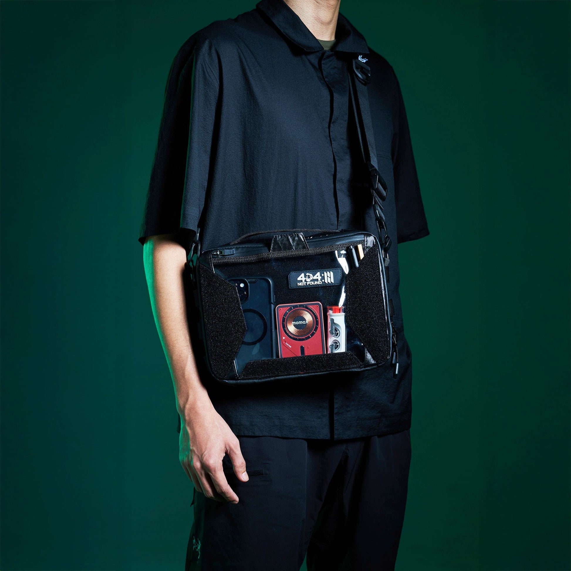 OVERCLOCK ROAM Utility Tablet Organizer-Bag-Waxed Black-Free Shipping Leatheretro