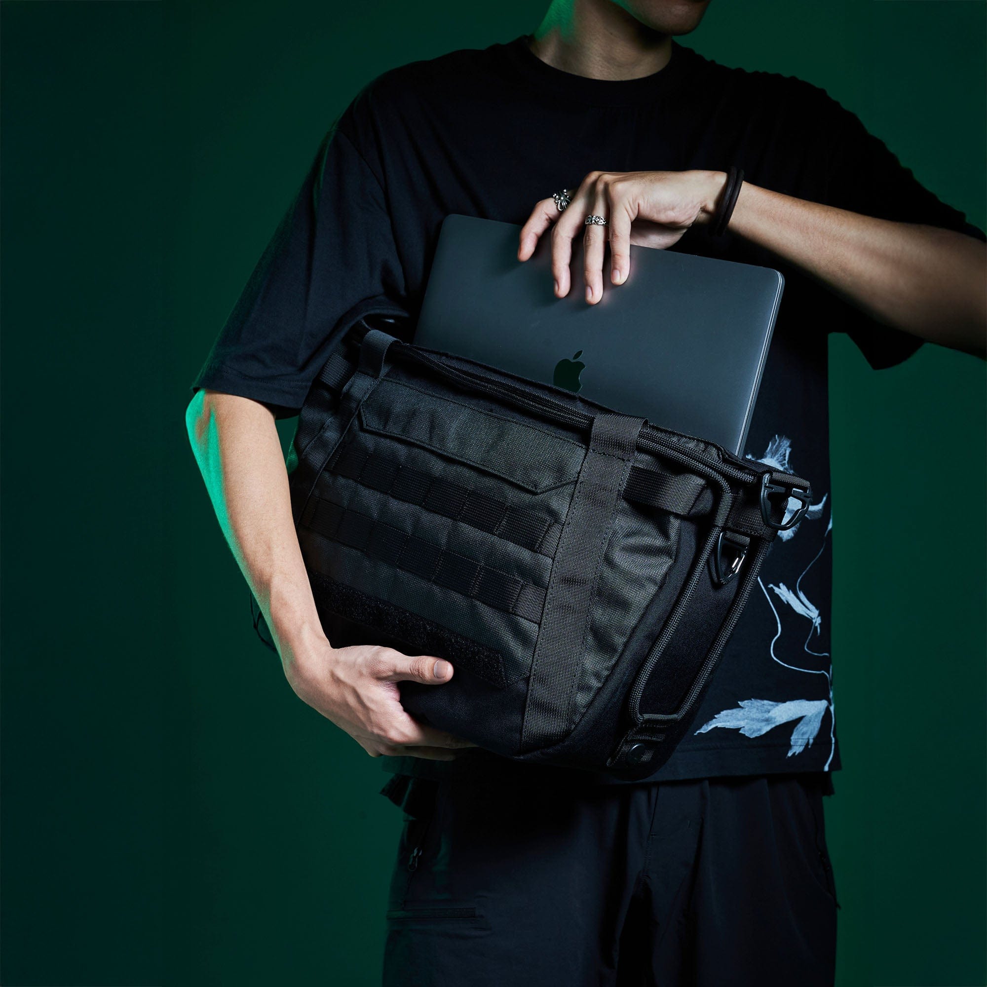 OVERCLOCK ROAM Modular Tactical Tote Bag-Bag-Matte Black-Free Shipping Leatheretro