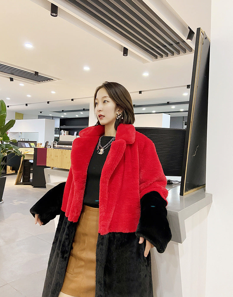 Fashion Winter Faux Fur Plus sizes Long Coats for Women-Outerwear-A-S-Free Shipping Leatheretro