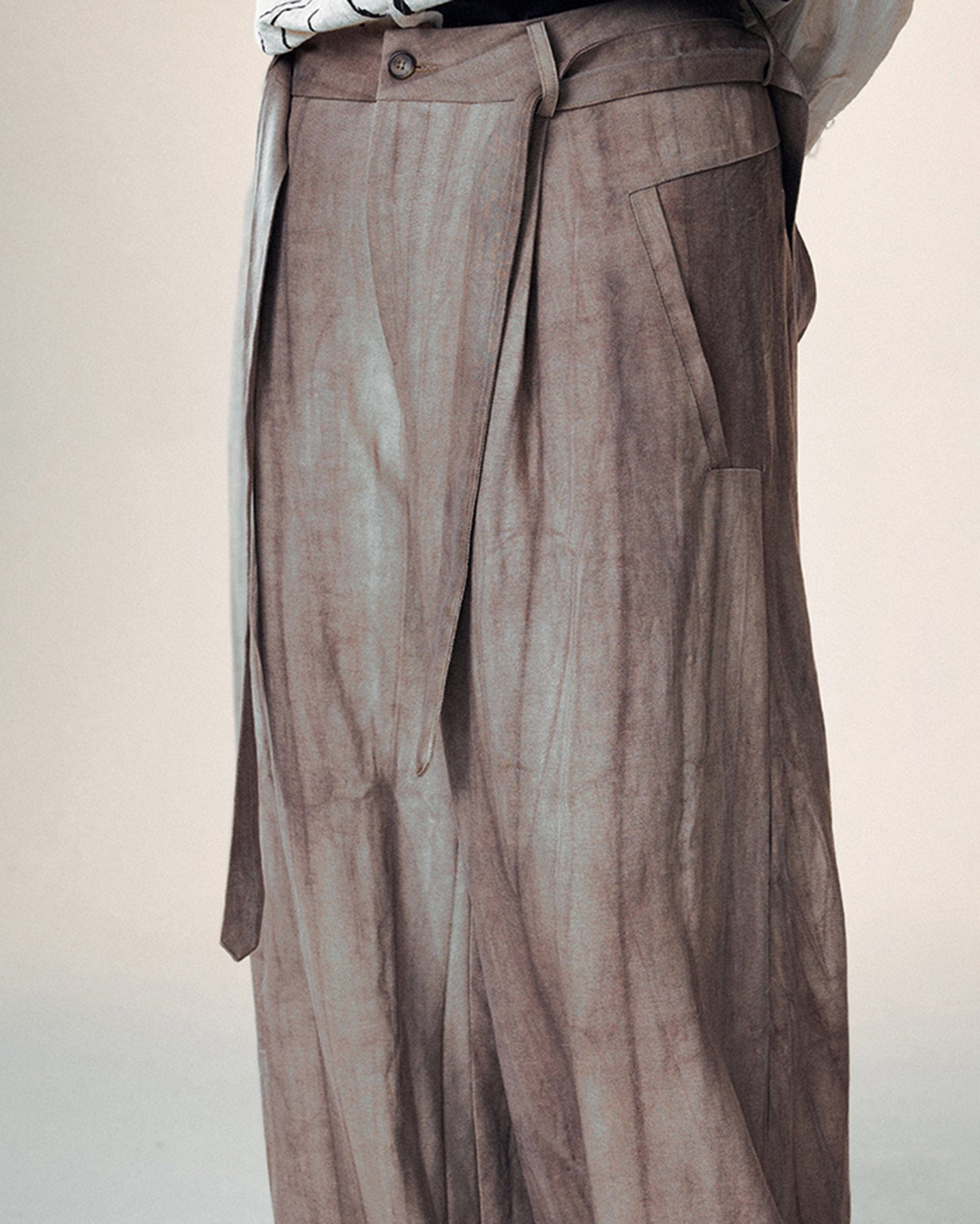 1997 POSTOFFICE Retro Ink Pocket Adjustable Pants-Pants-S-Free Shipping Leatheretro