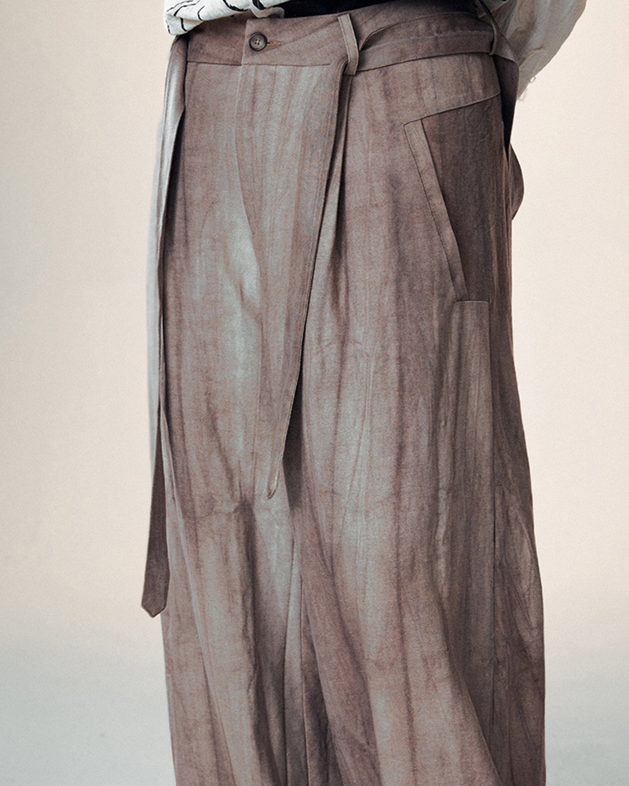 1997 POSTOFFICE Retro Ink Pocket Adjustable Pants-Pants-S-Free Shipping Leatheretro