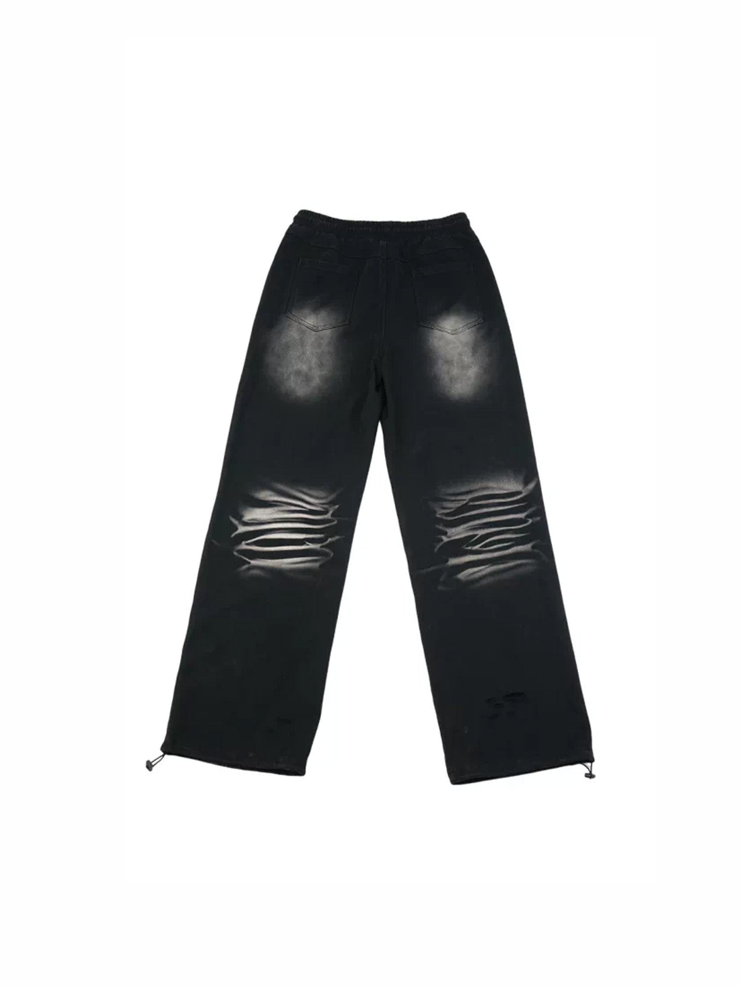 VINKID Washed Whisker Graphic Sweatpants-Pants-S-Free Shipping Leatheretro