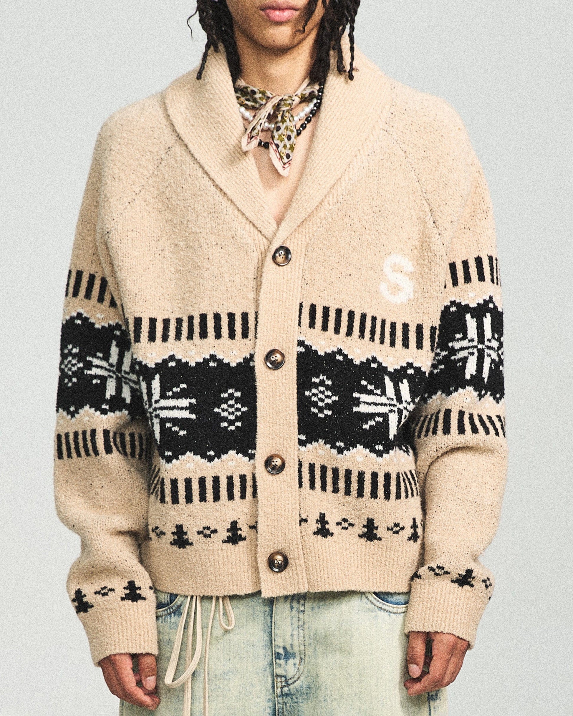 STEEPC Classic Knitted Cardigan-Jacket-S-Free Shipping Leatheretro