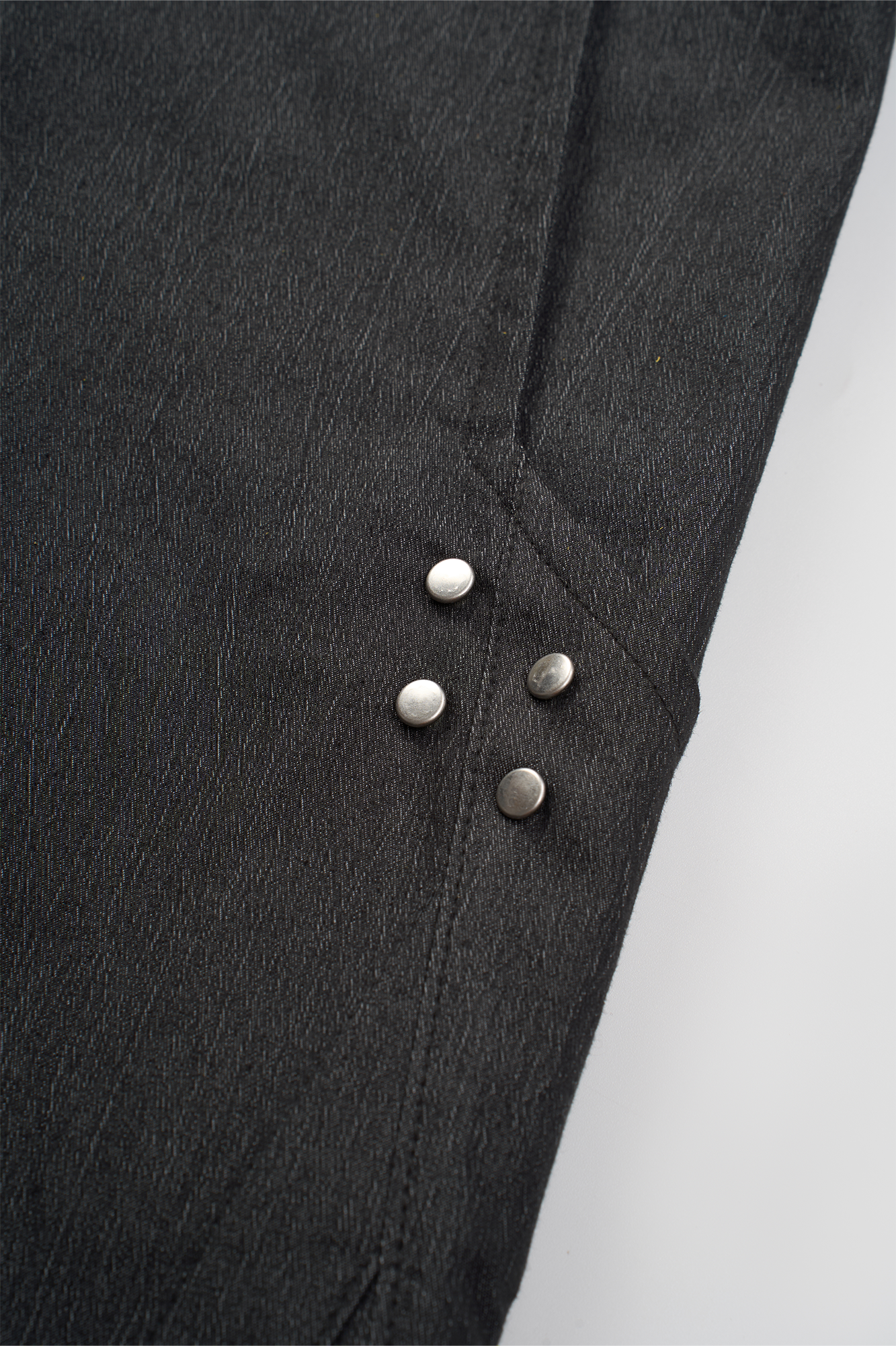 GONGHE REPUB Washed Studded Straight-Leg Pants-Pants-S-Free Shipping Leatheretro