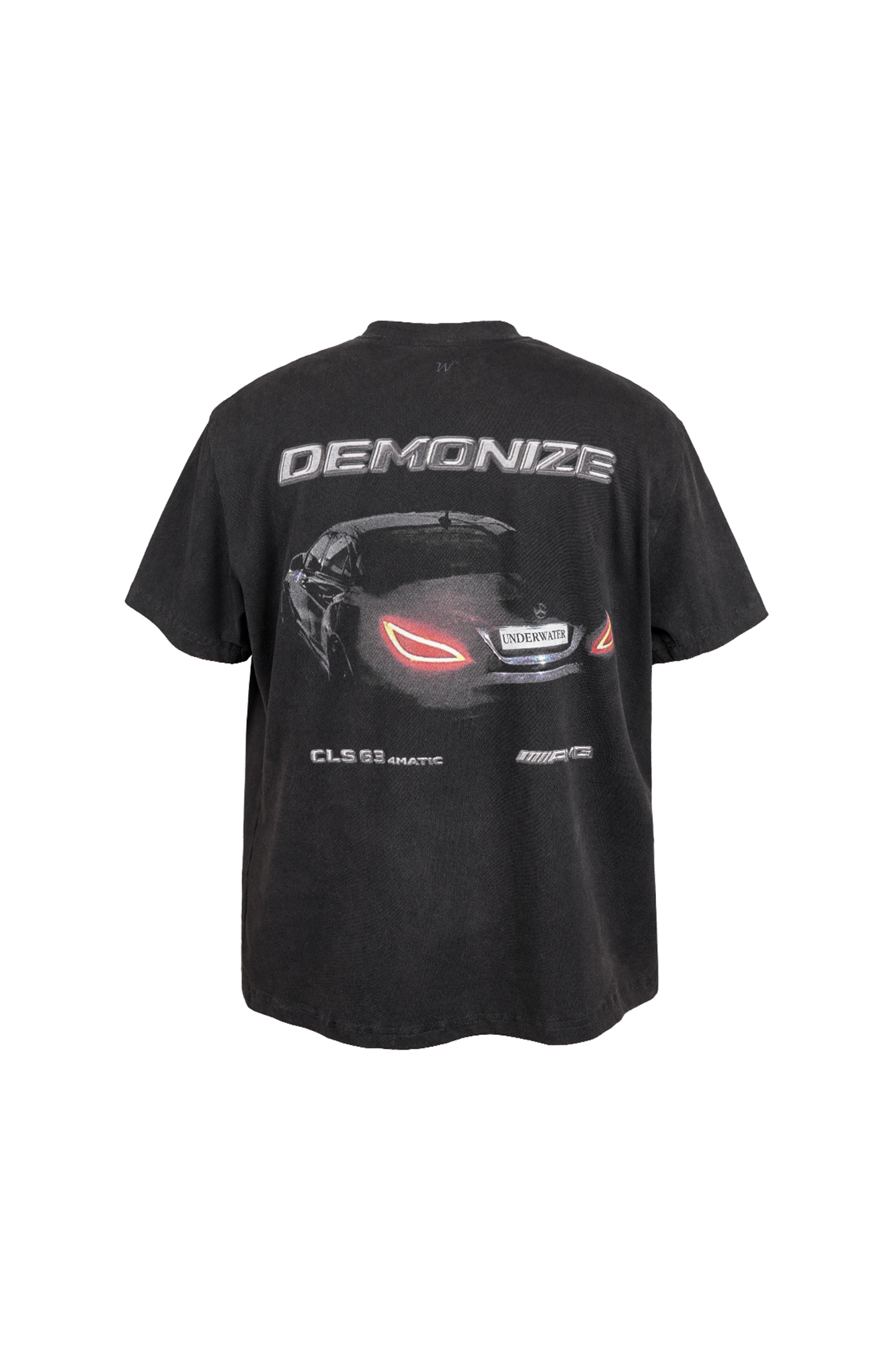 UNDERWATER Demon Eye Racing Graphic Washed T-Shirt-T Shirt-S-Free Shipping Leatheretro