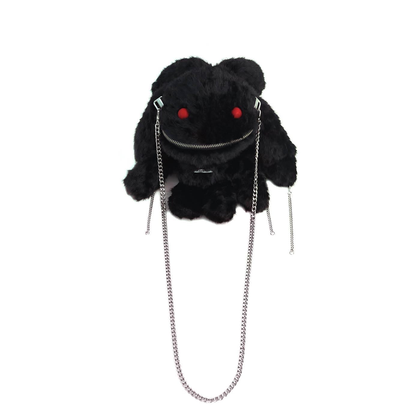 FACEONLAB Monster Crossbody Bag-Bag-One Size-Black-Free Shipping Leatheretro