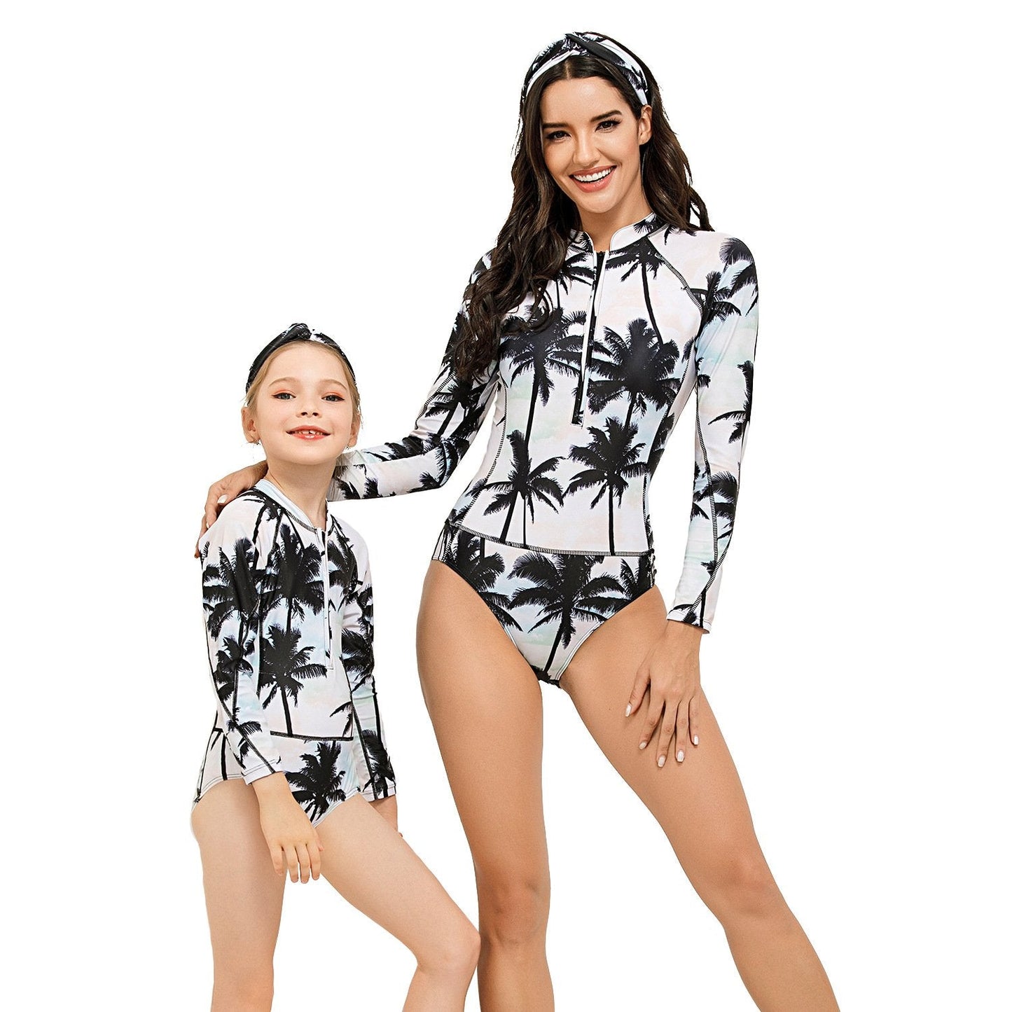 Parent and Child One-piece Surfsuit Diving Suit-Kids with Band-S-Free Shipping Leatheretro