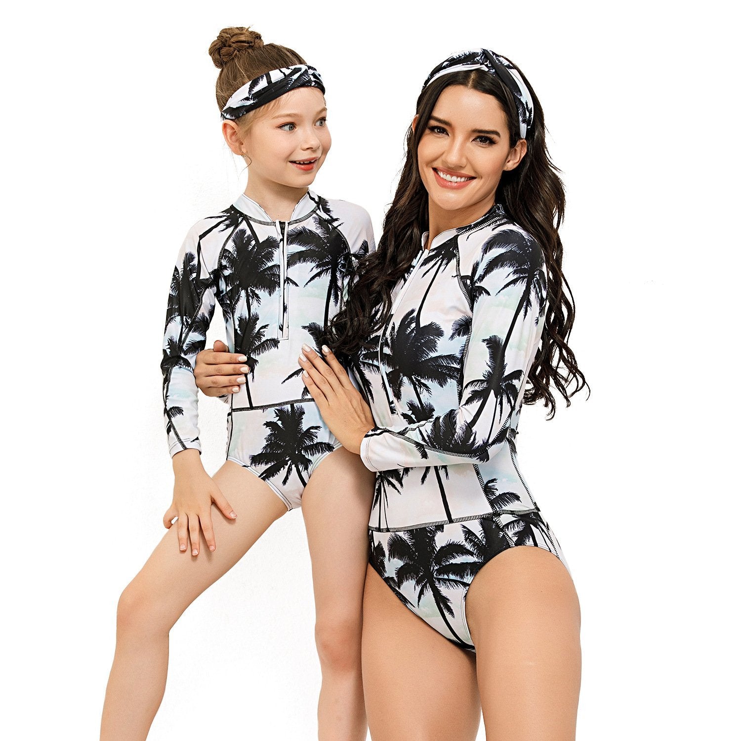 Parent and Child One-piece Surfsuit Diving Suit-Kids with Band-S-Free Shipping Leatheretro