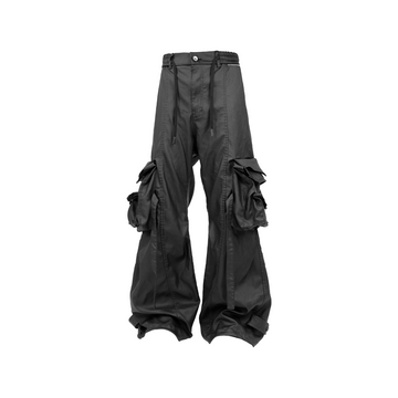 RELABEL Waxed Utility Drawstring Cargo-Pants-XS (Preorder)-Free Shipping Leatheretro