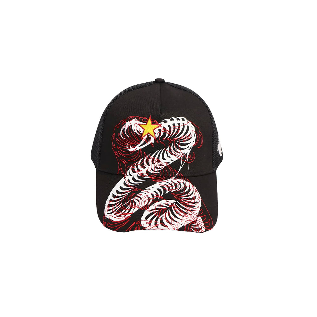 VINKID Twin Serpent Star Mesh Cap-Hat, Cap, Beanie-Blue-Free Shipping Leatheretro