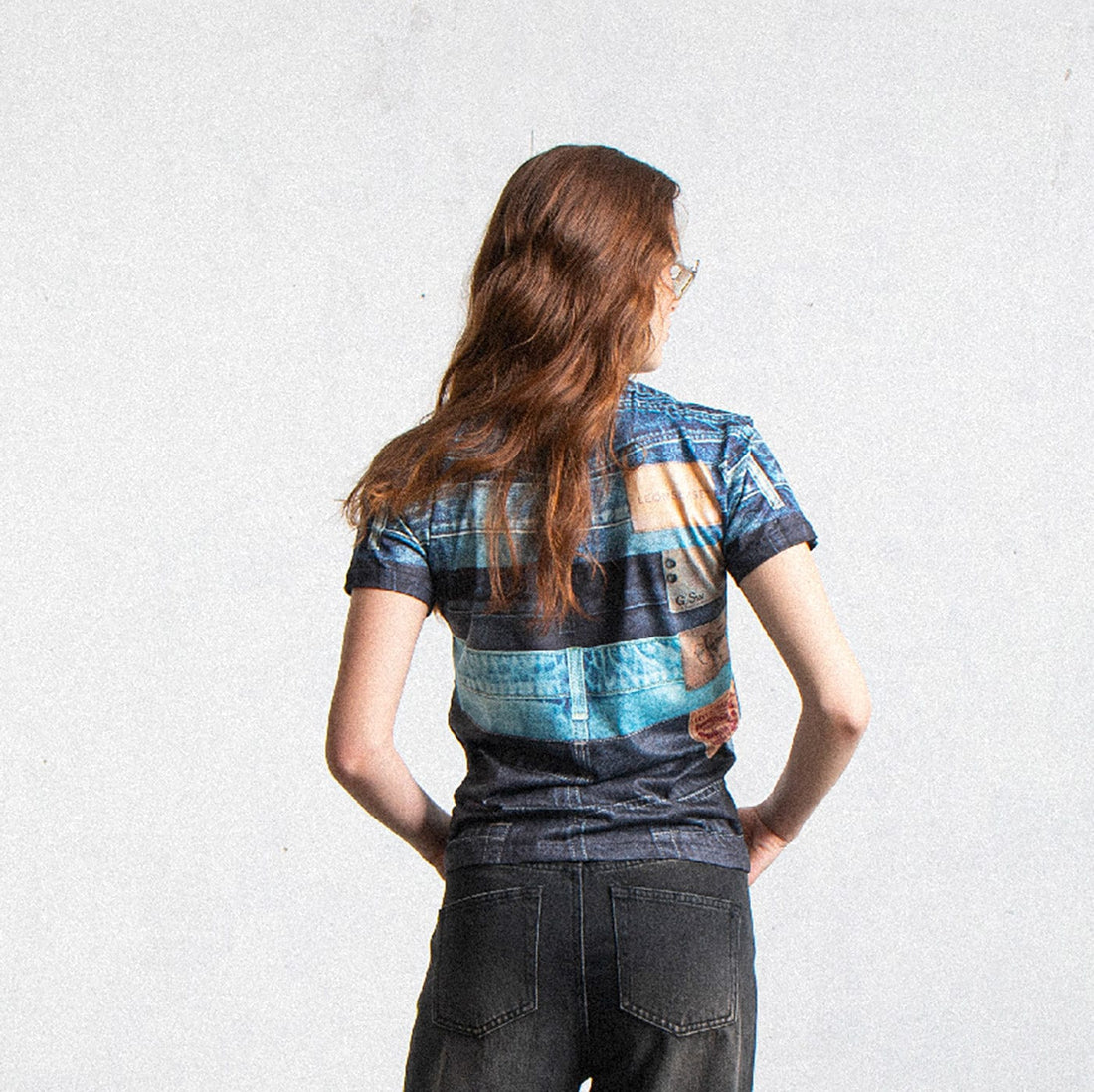 LEONSENSE Full Print Jeans T-Shirt-T Shirt-XS-Free Shipping Leatheretro