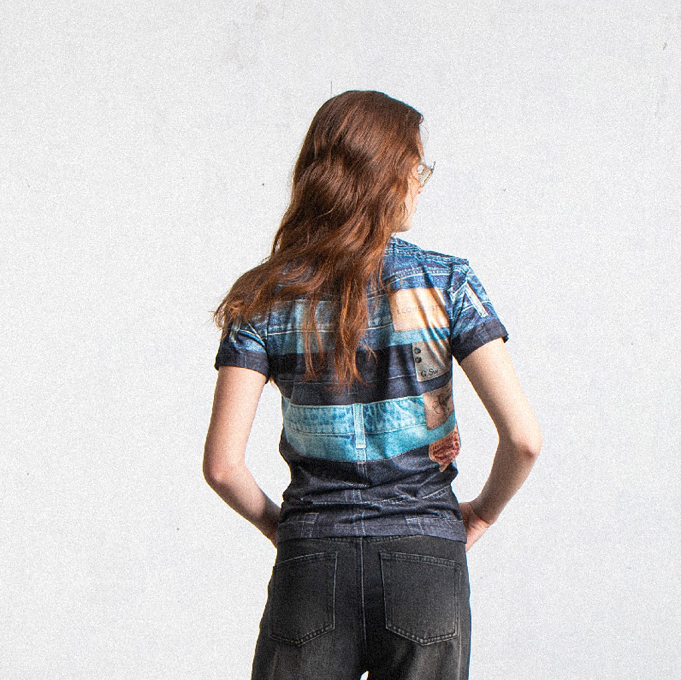 LEONSENSE Full Print Jeans T-Shirt-T Shirt-XS-Free Shipping Leatheretro