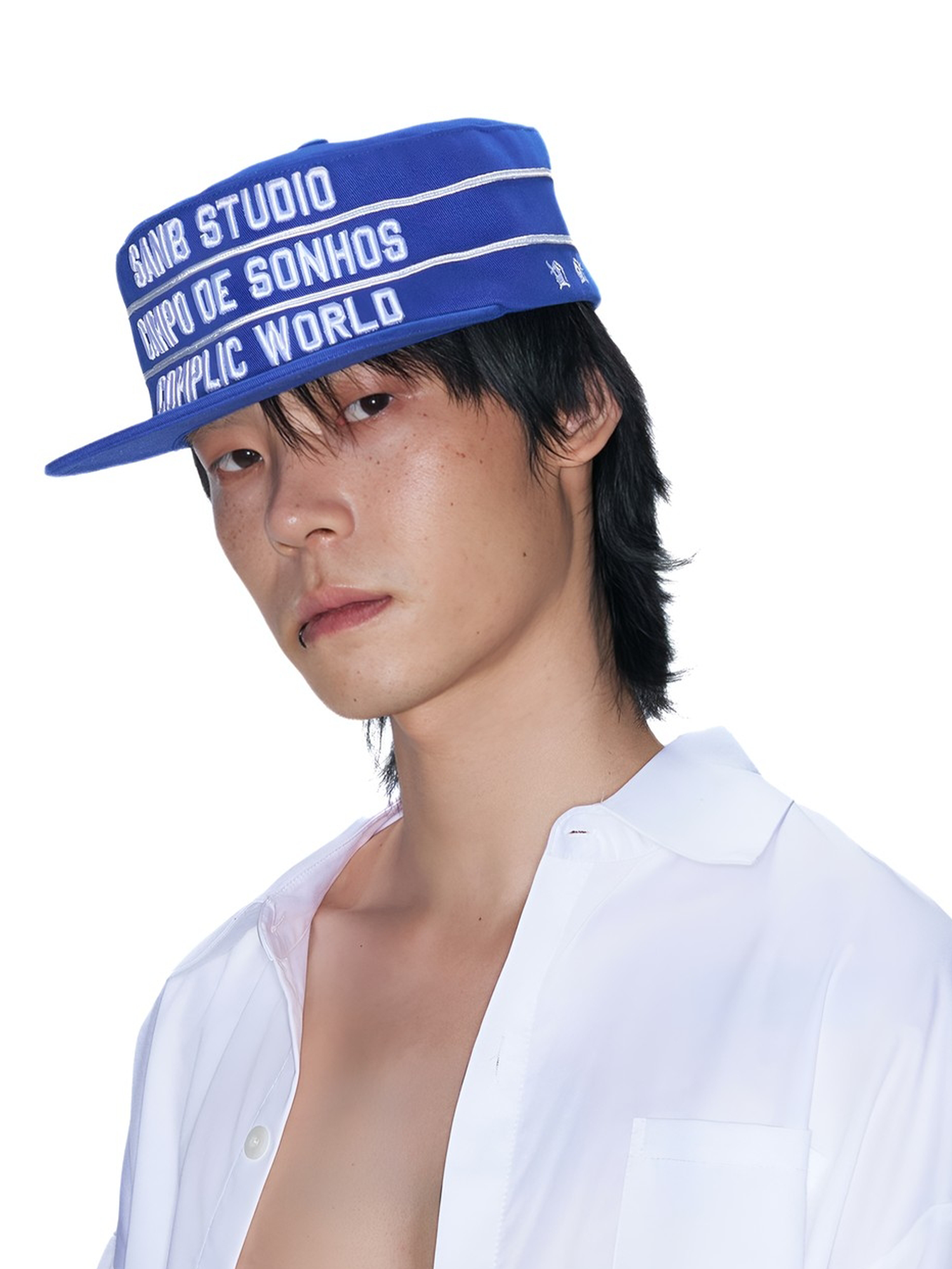 SANB Text Embroidered Pillbox Cap-Hat, Cap, Beanie-One Size-Free Shipping Leatheretro