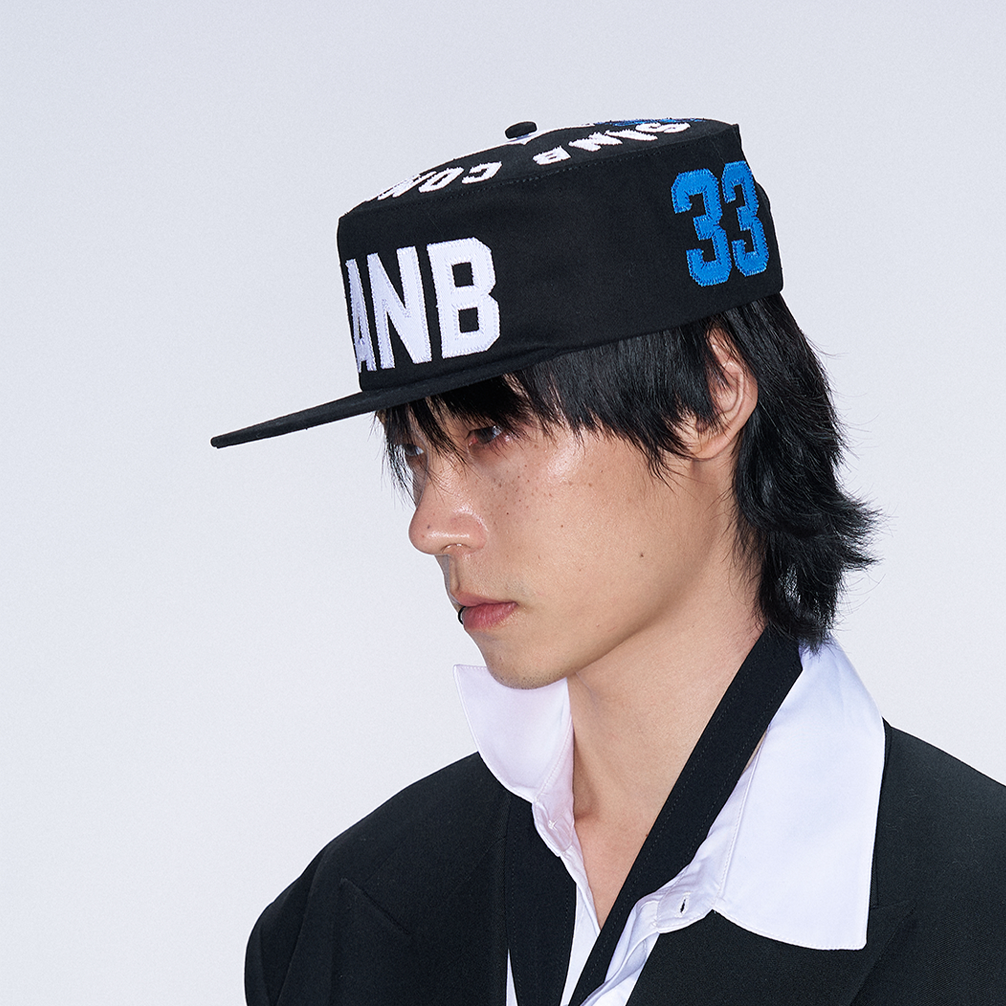 SANB LOGO Patch Pillbox Cap-Hat, Cap, Beanie-One Size-Free Shipping Leatheretro