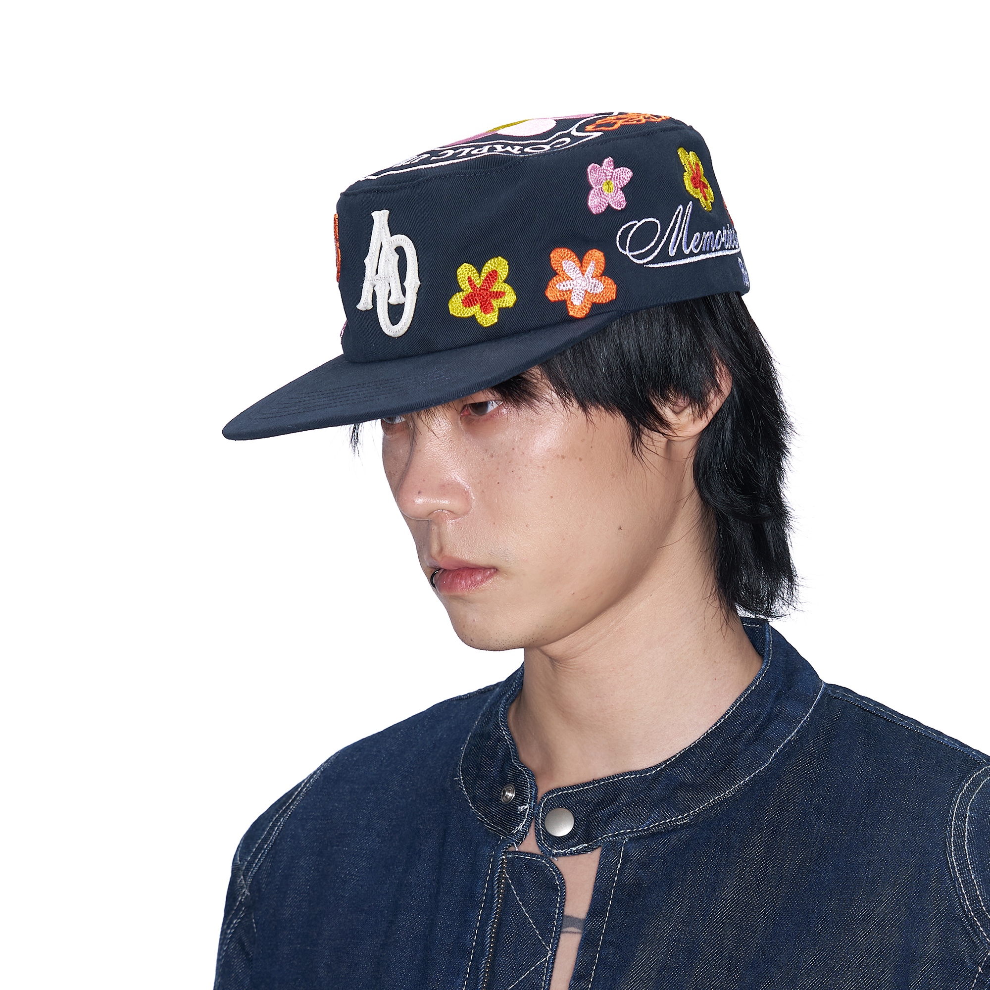 SANB Floral Embroidered Pillbox Cap-Hat, Cap, Beanie-One Size-Free Shipping Leatheretro