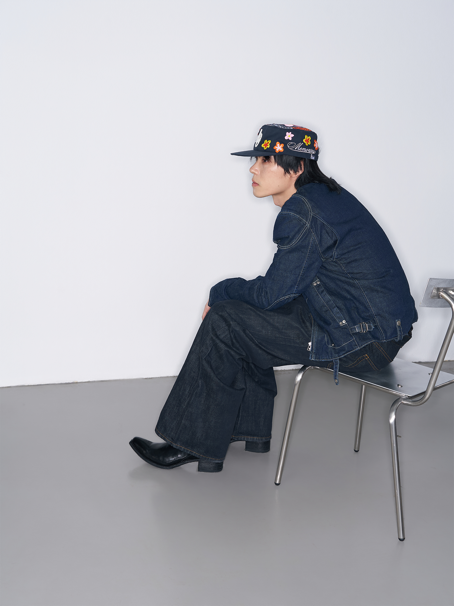 SANB Floral Embroidered Pillbox Cap-Hat, Cap, Beanie-One Size-Free Shipping Leatheretro