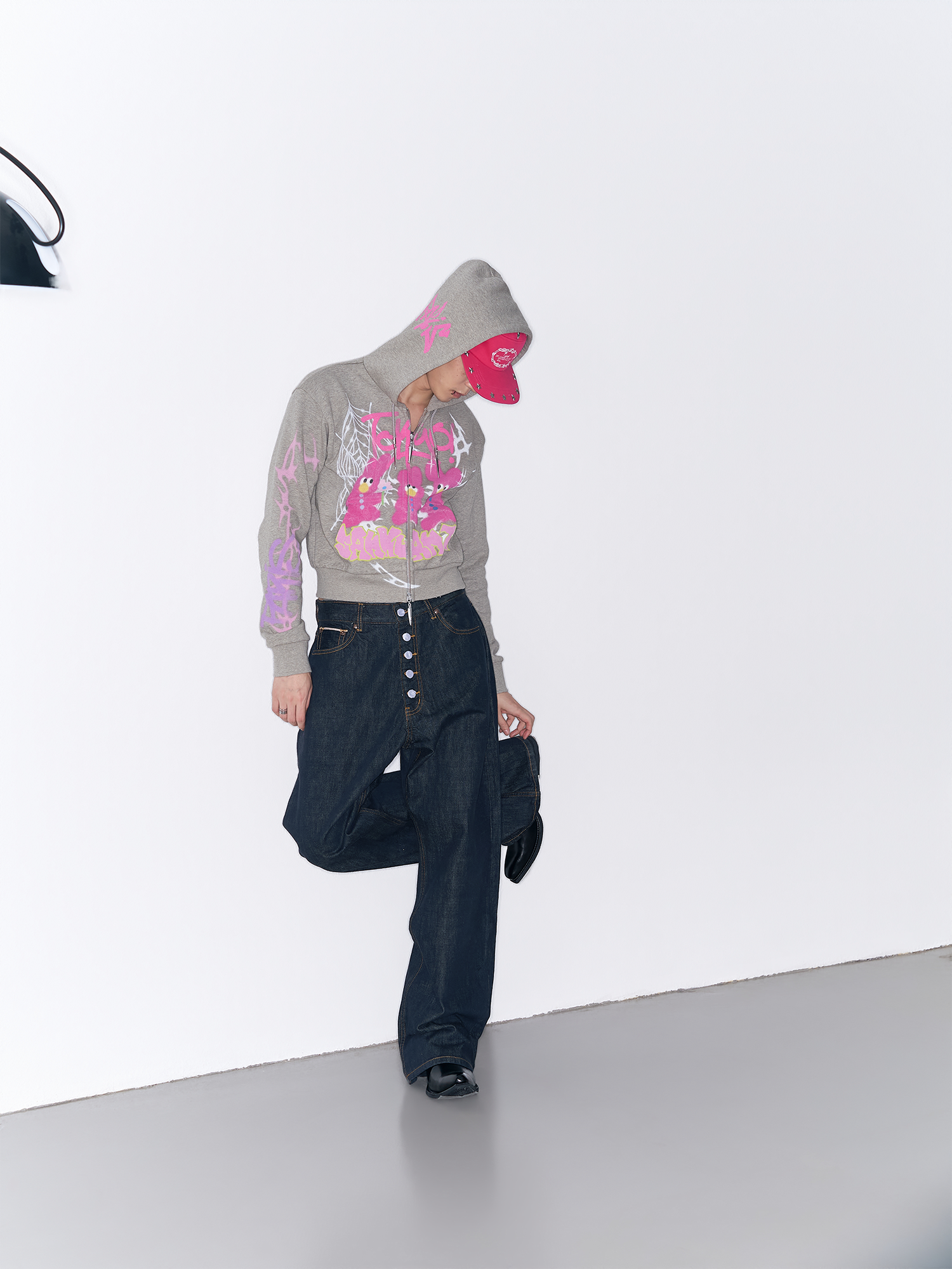 SANB Star-Studded Embroidered Pillbox Cap-Hat, Cap, Beanie-One Size-Pink-Free Shipping Leatheretro