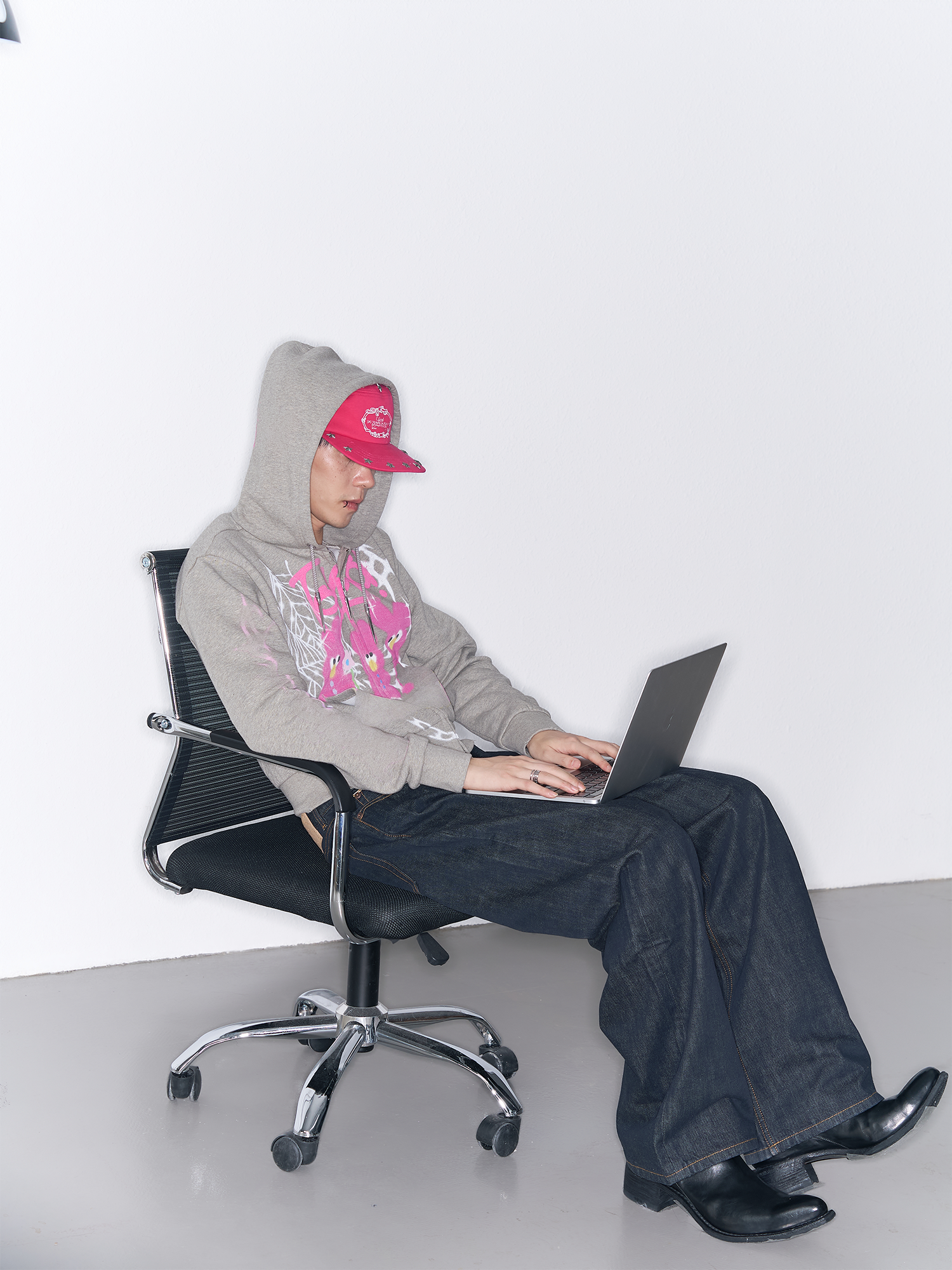 SANB Star-Studded Embroidered Pillbox Cap-Hat, Cap, Beanie-One Size-Pink-Free Shipping Leatheretro