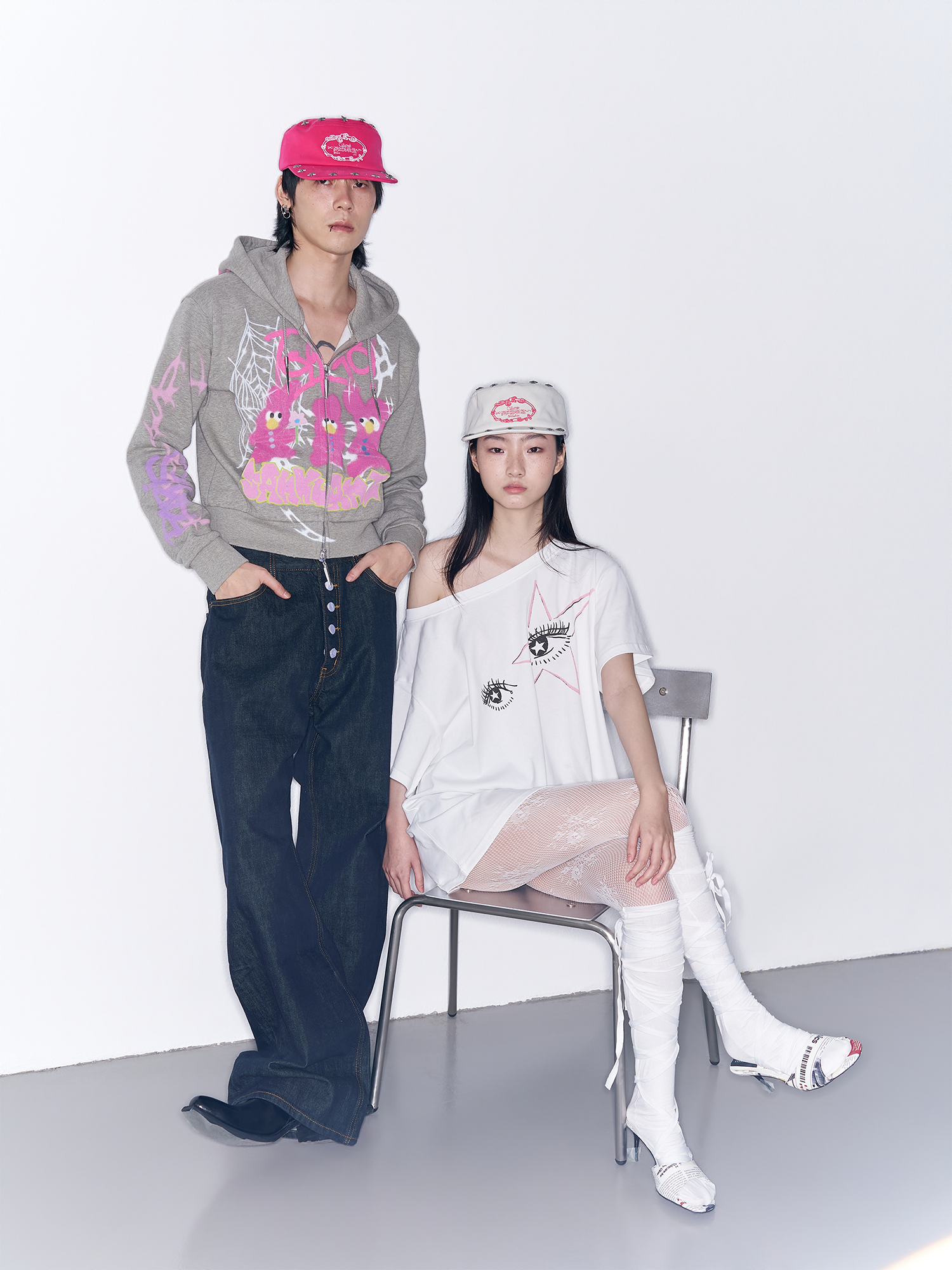 SANB Star-Studded Embroidered Pillbox Cap-Hat, Cap, Beanie-One Size-Pink-Free Shipping Leatheretro