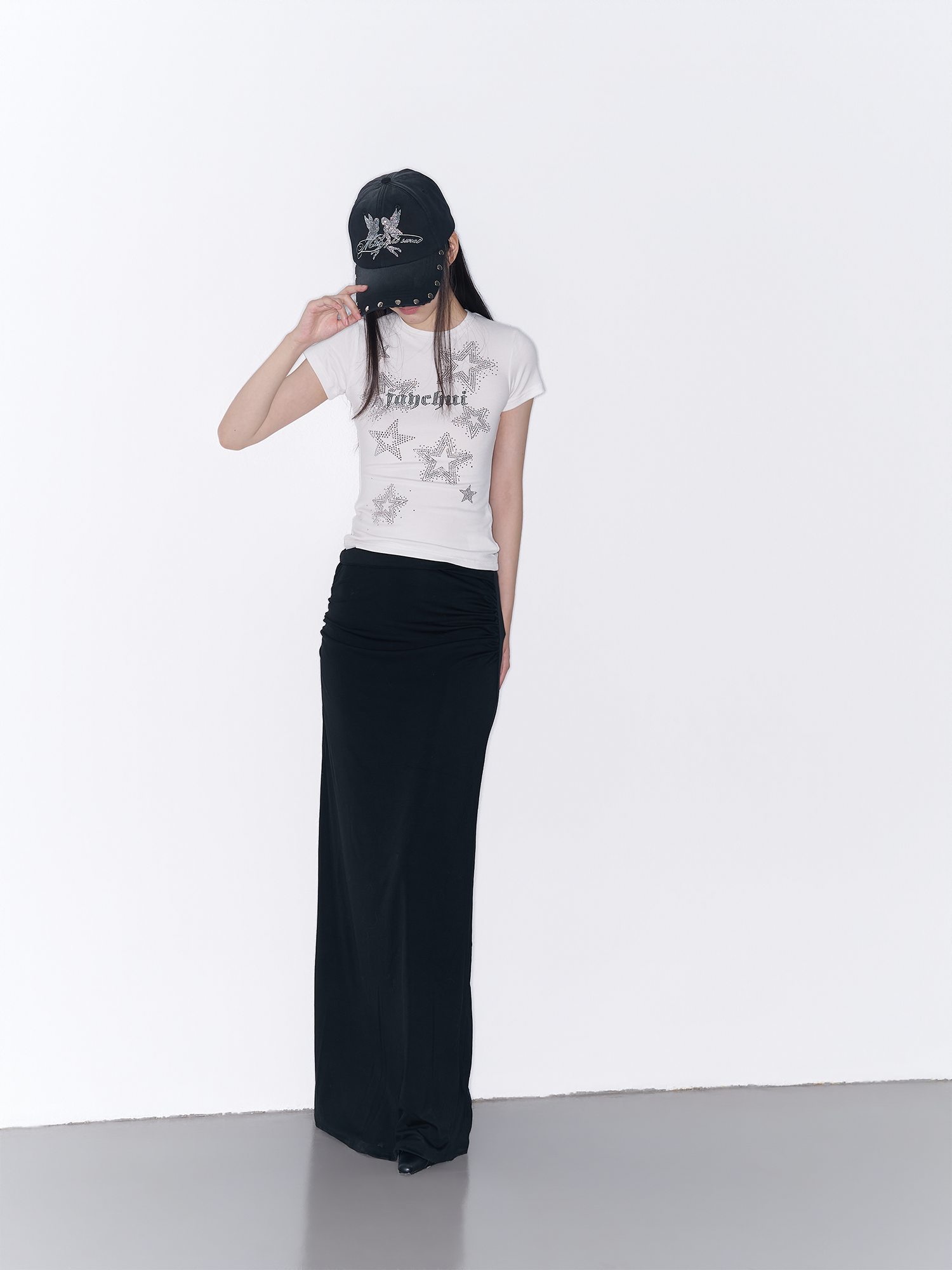SANB Washed Angel Diamond Baseball Cap-Hat, Cap, Beanie-One Size-Free Shipping Leatheretro