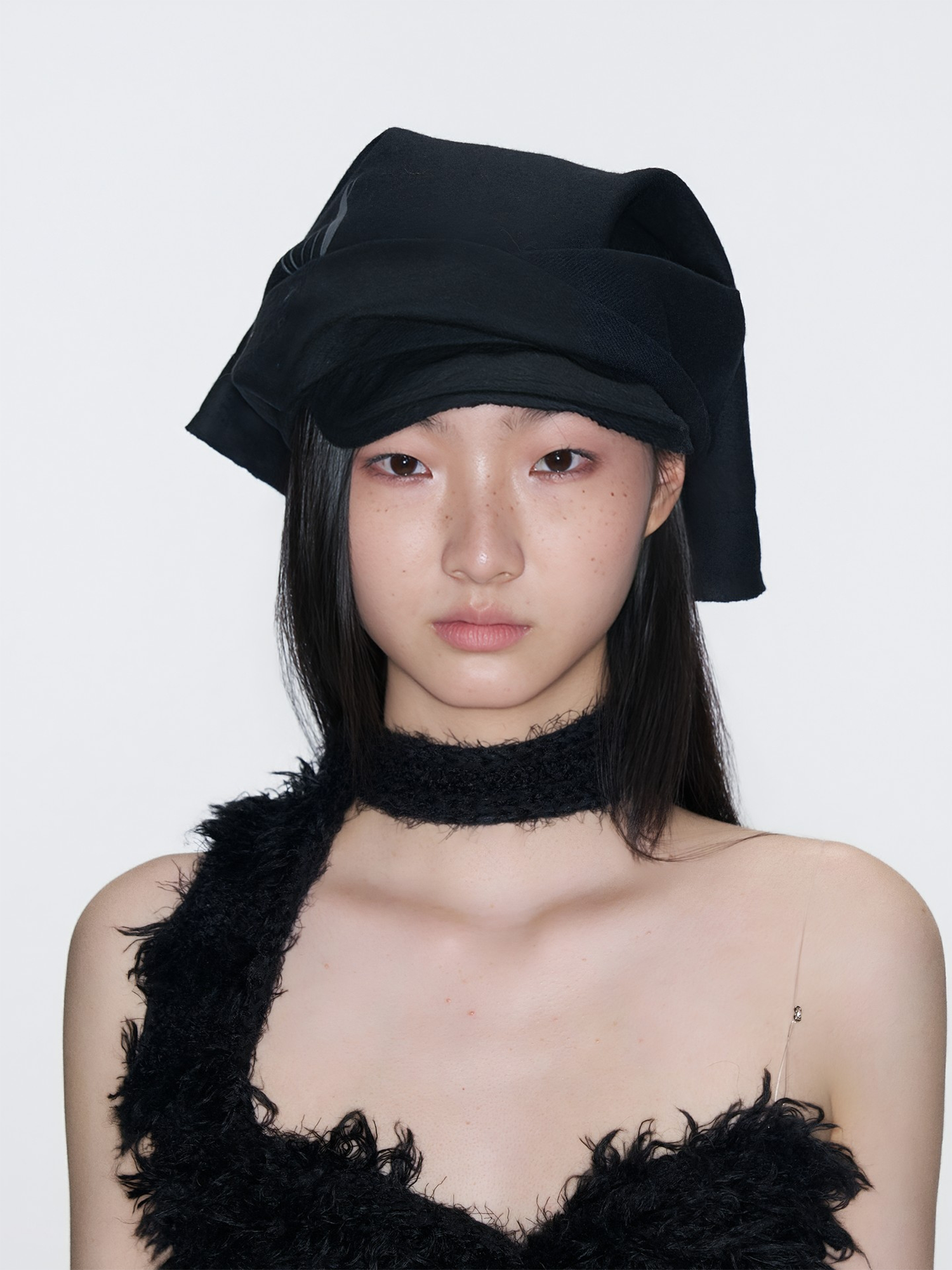 SANB Draped Headscarf Cap-Hat, Cap, Beanie-One Size-Free Shipping Leatheretro