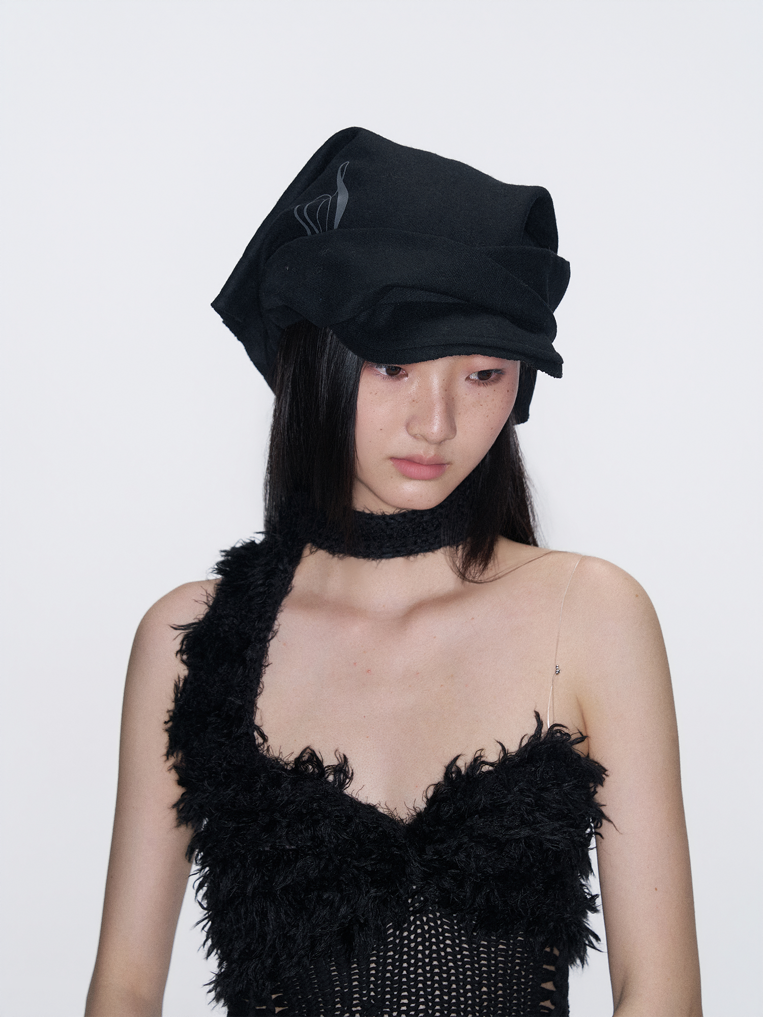 SANB Draped Headscarf Cap-Hat, Cap, Beanie-One Size-Free Shipping Leatheretro