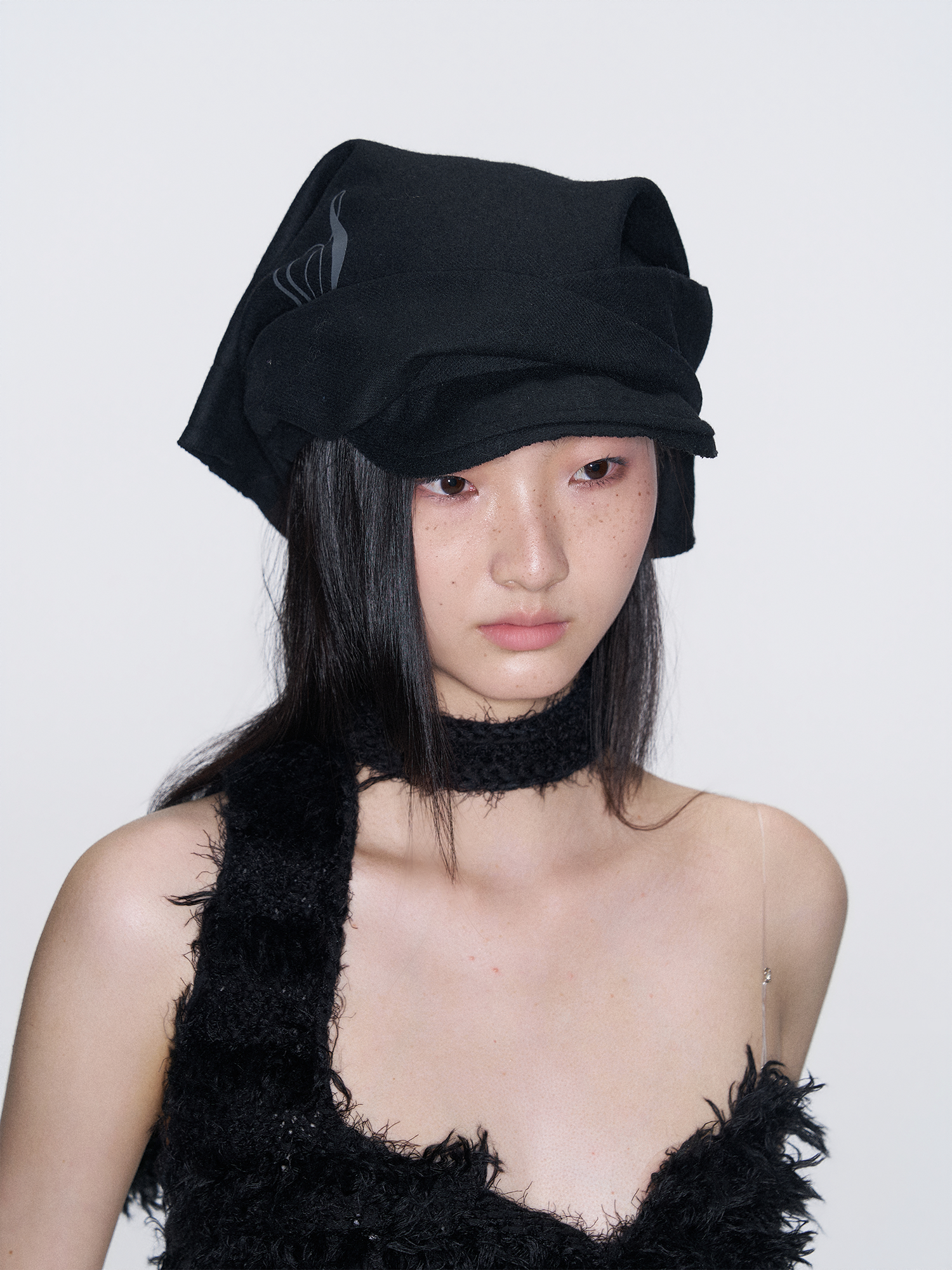 SANB Draped Headscarf Cap-Hat, Cap, Beanie-One Size-Free Shipping Leatheretro