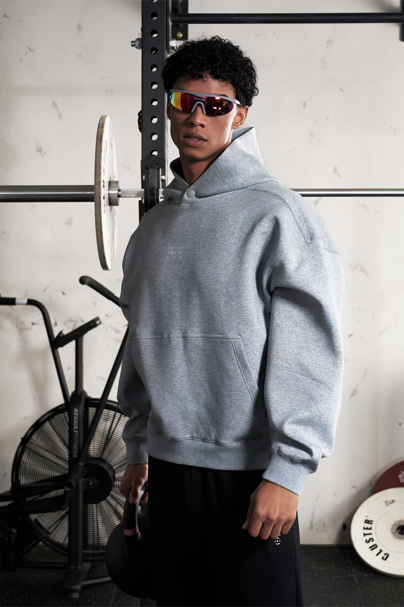 PUMPPLUS Essential Graphic Hoodie-Hoodie-M-Black-Free Shipping Leatheretro